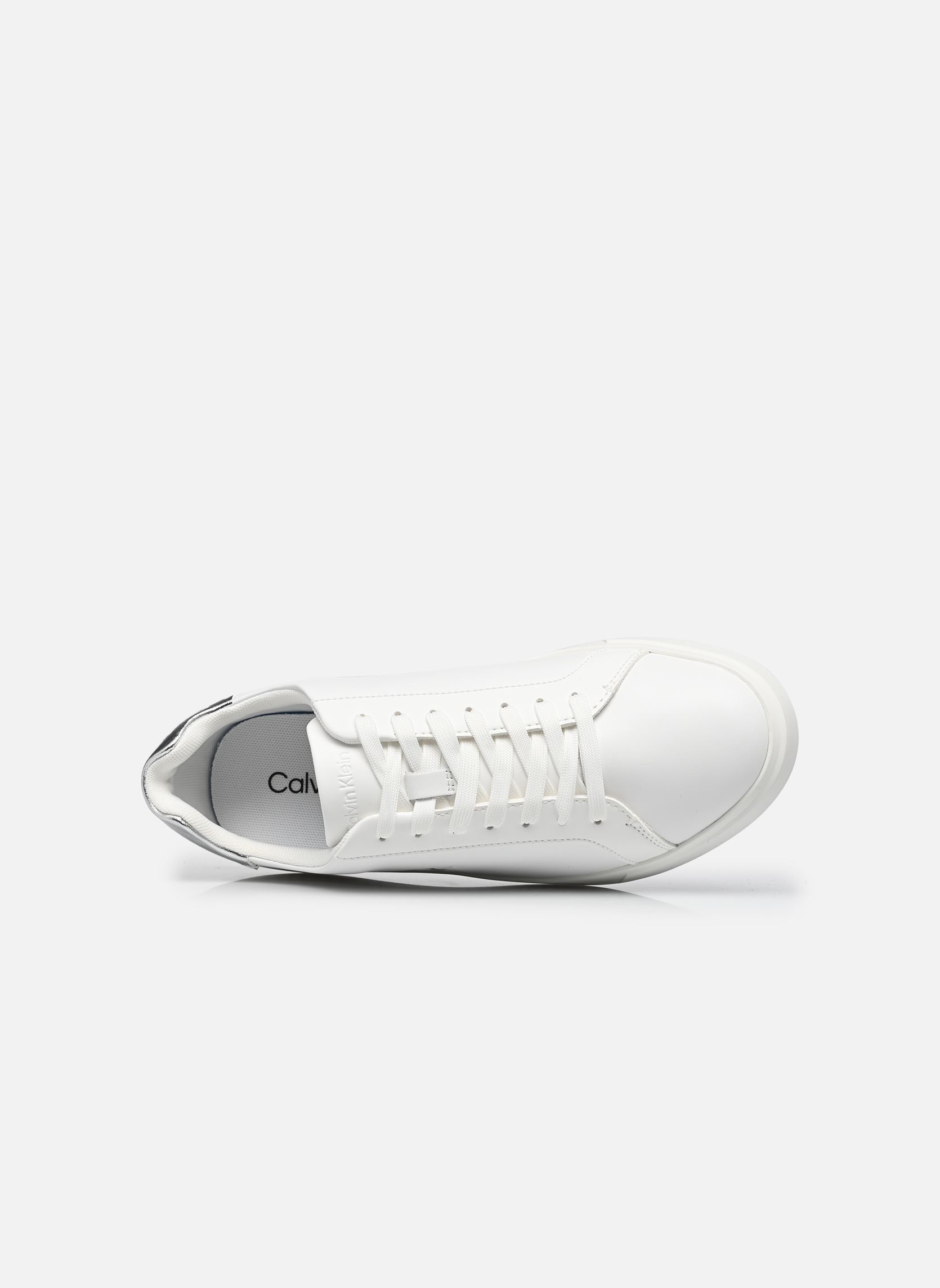 Sneaker LOW PRO CUPS LACEUP damen weiß Calvin Klein Sneaker LOW PRO CUPS LACEUP damen weiß BRIGHT WHITE/SILVER