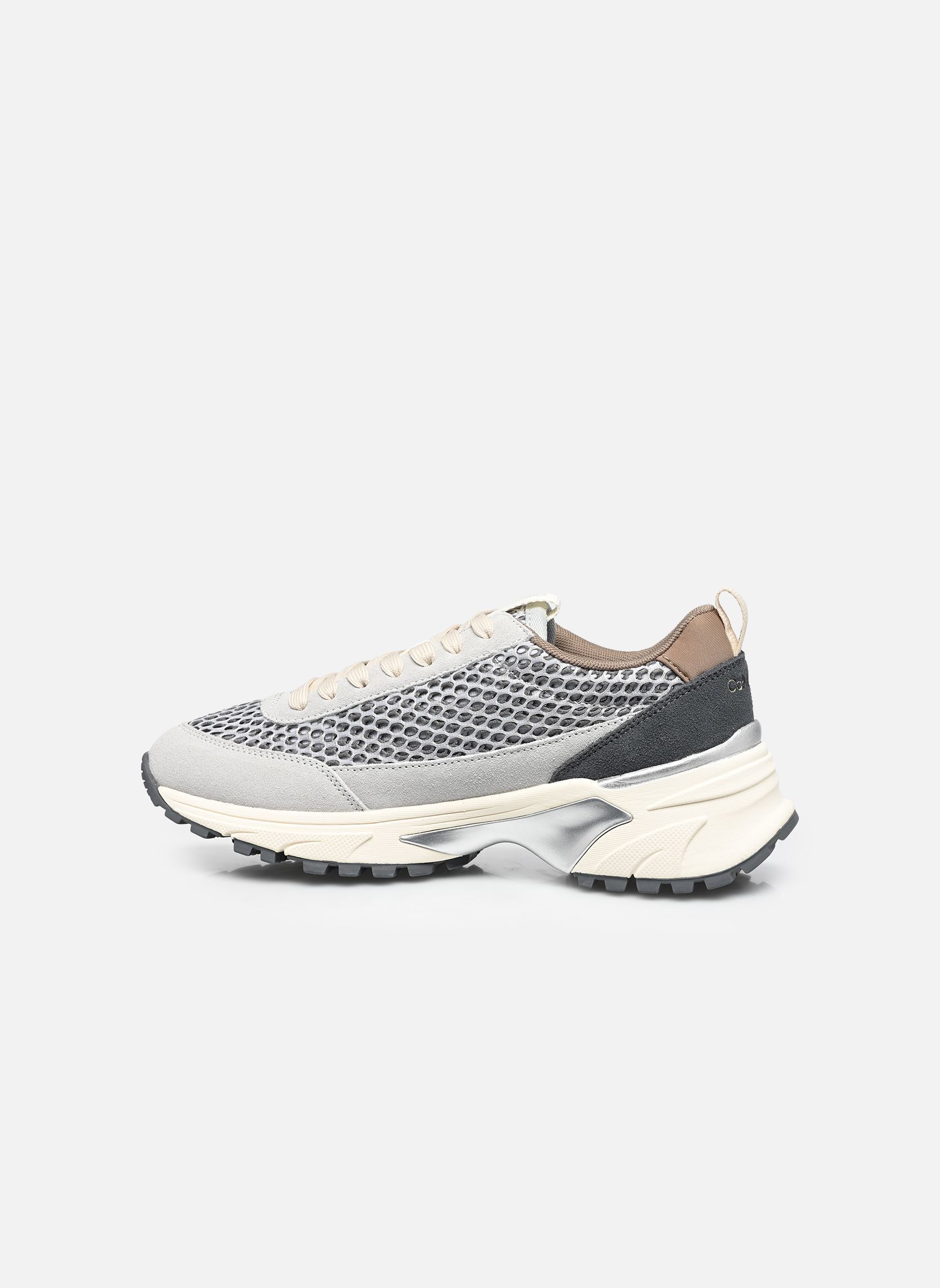 Sneakers HIKE RUNNER LACE UP dames grijs Calvin Klein Sneakers HIKE RUNNER LACE UP dames grijs DESERT TAUPE/SILVER/COAL