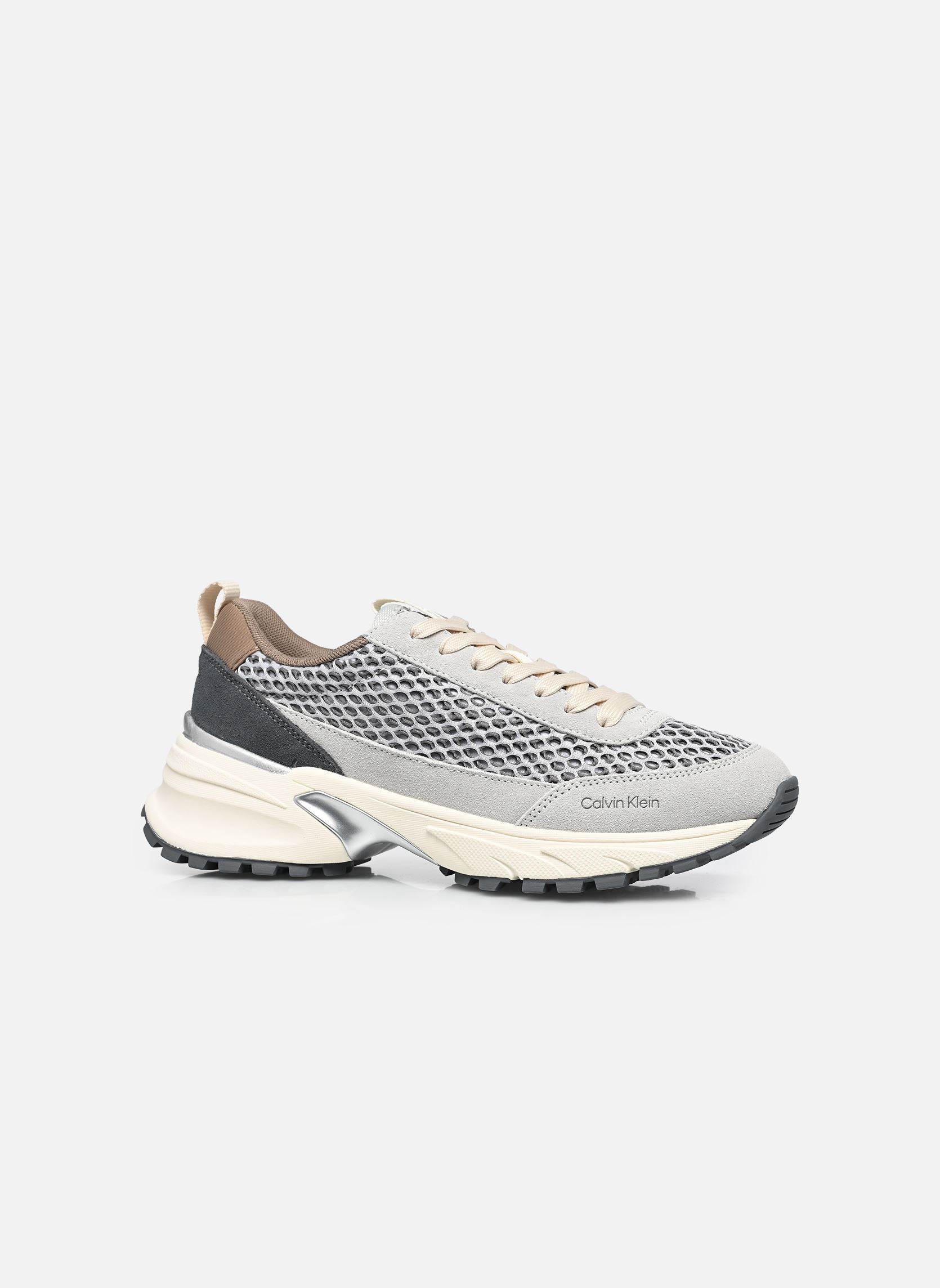 Sneakers HIKE RUNNER LACE UP dames grijs Calvin Klein Sneakers HIKE RUNNER LACE UP dames grijs DESERT TAUPE/SILVER/COAL