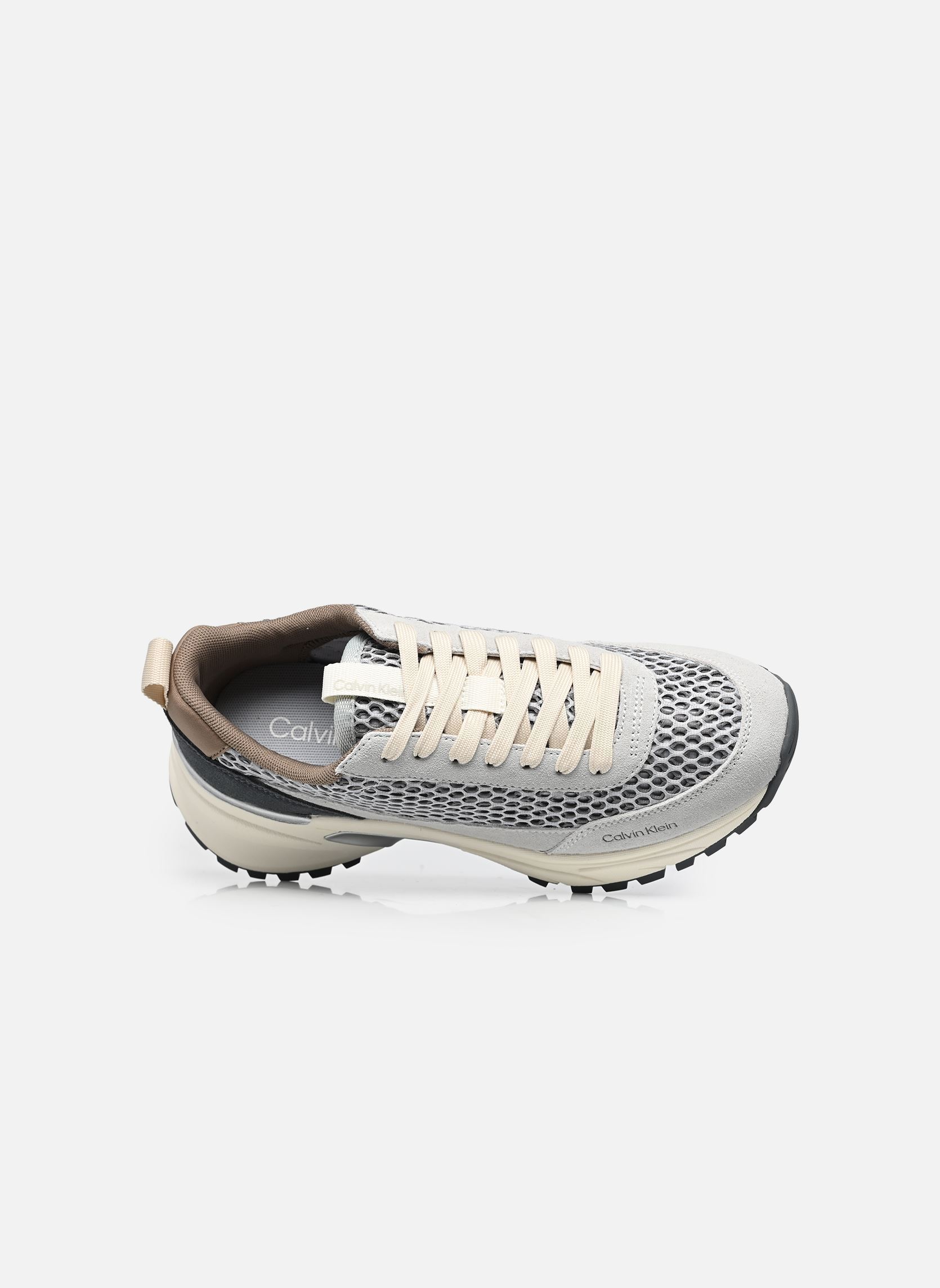 Sneakers HIKE RUNNER LACE UP dames grijs Calvin Klein Sneakers HIKE RUNNER LACE UP dames grijs DESERT TAUPE/SILVER/COAL