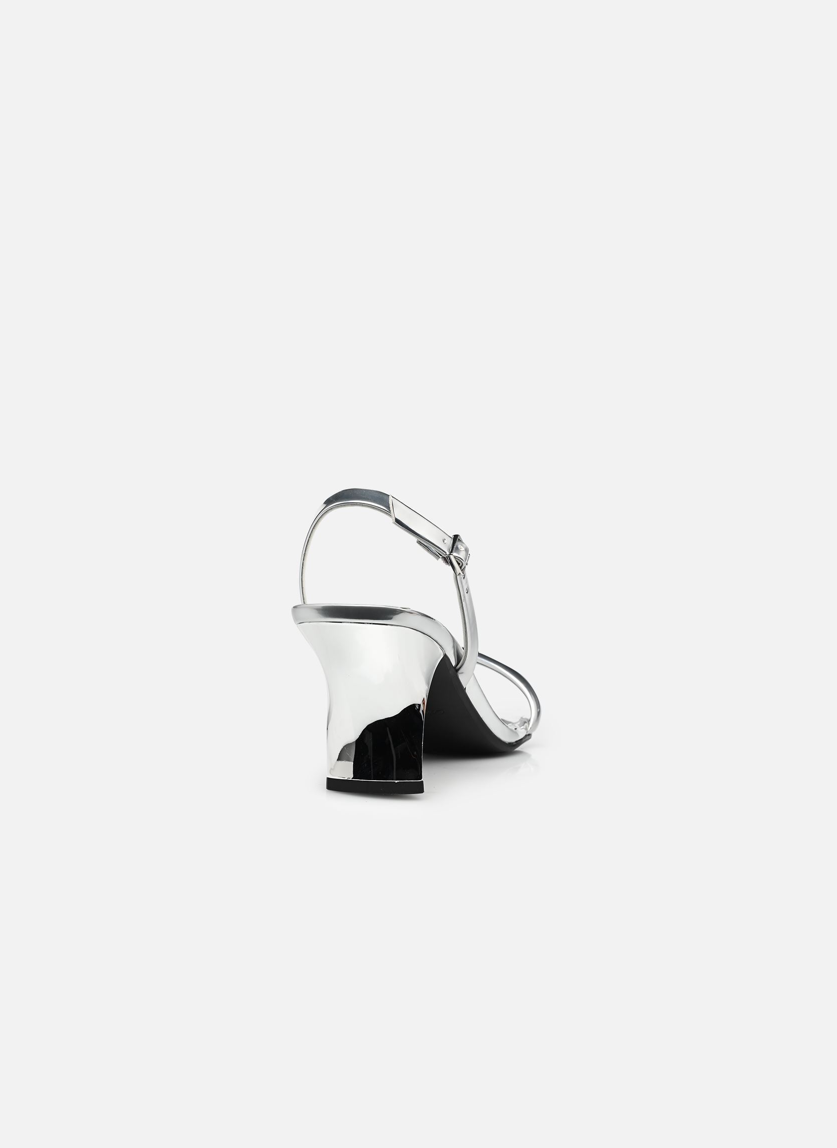 Sandalen SCULPT KITT HEEL STR damen silber Calvin Klein Sandalen SCULPT KITT HEEL STR damen silber SILVER