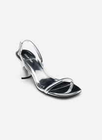 Sandalen SCULPT KITT HEEL STR damen silber Calvin Klein Sandalen SCULPT KITT HEEL STR damen silber SILVER