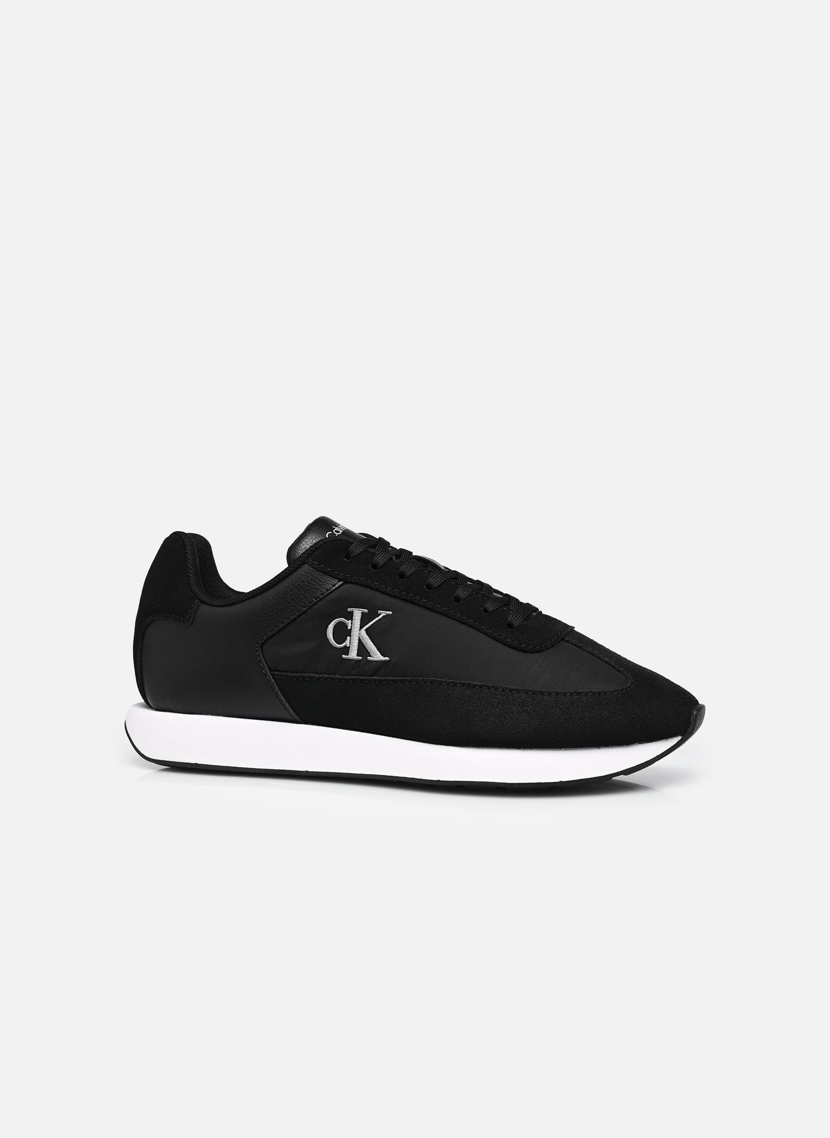 Sport Sneakers RETRO RUNNER LACEUP dames zwart Calvin Klein Sport Sneakers RETRO RUNNER LACEUP dames zwart BLACK/BRIGHT WHITE