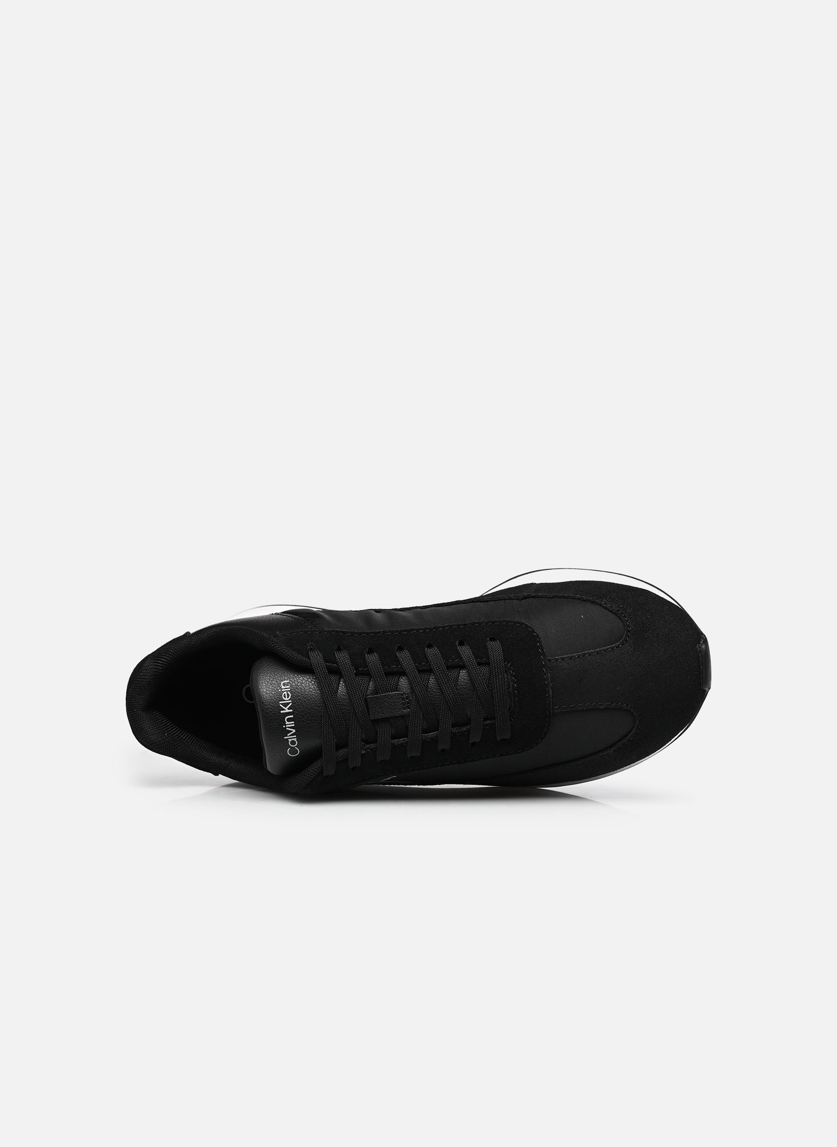 Sport Sneakers RETRO RUNNER LACEUP dames zwart Calvin Klein Sport Sneakers RETRO RUNNER LACEUP dames zwart BLACK/BRIGHT WHITE