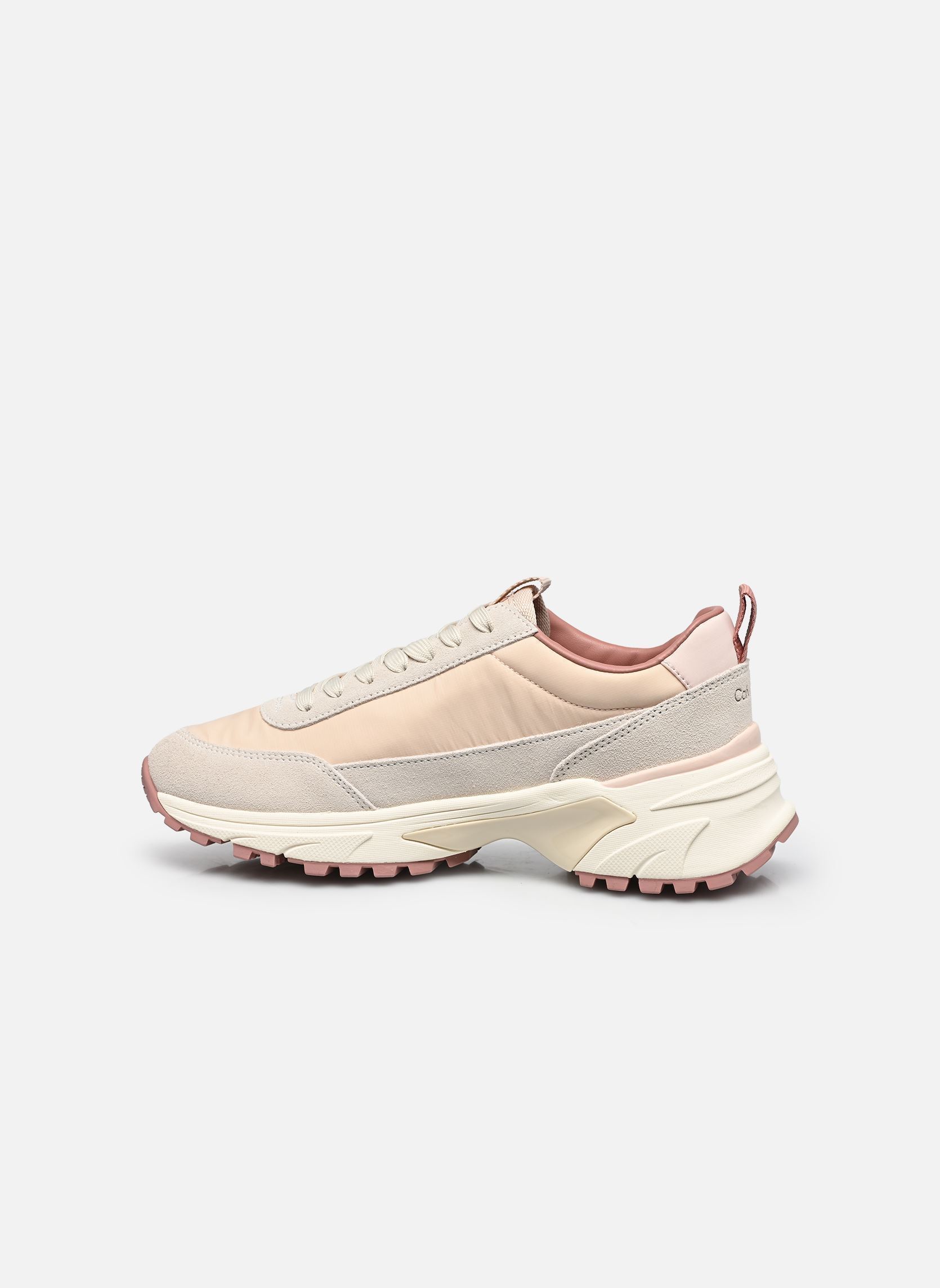 Sneakers HIKE RUNNER MG NYLON dames beige Calvin Klein Sneakers HIKE RUNNER MG NYLON dames beige WHISPER PINK/DK ECRU/DUSTY ROS