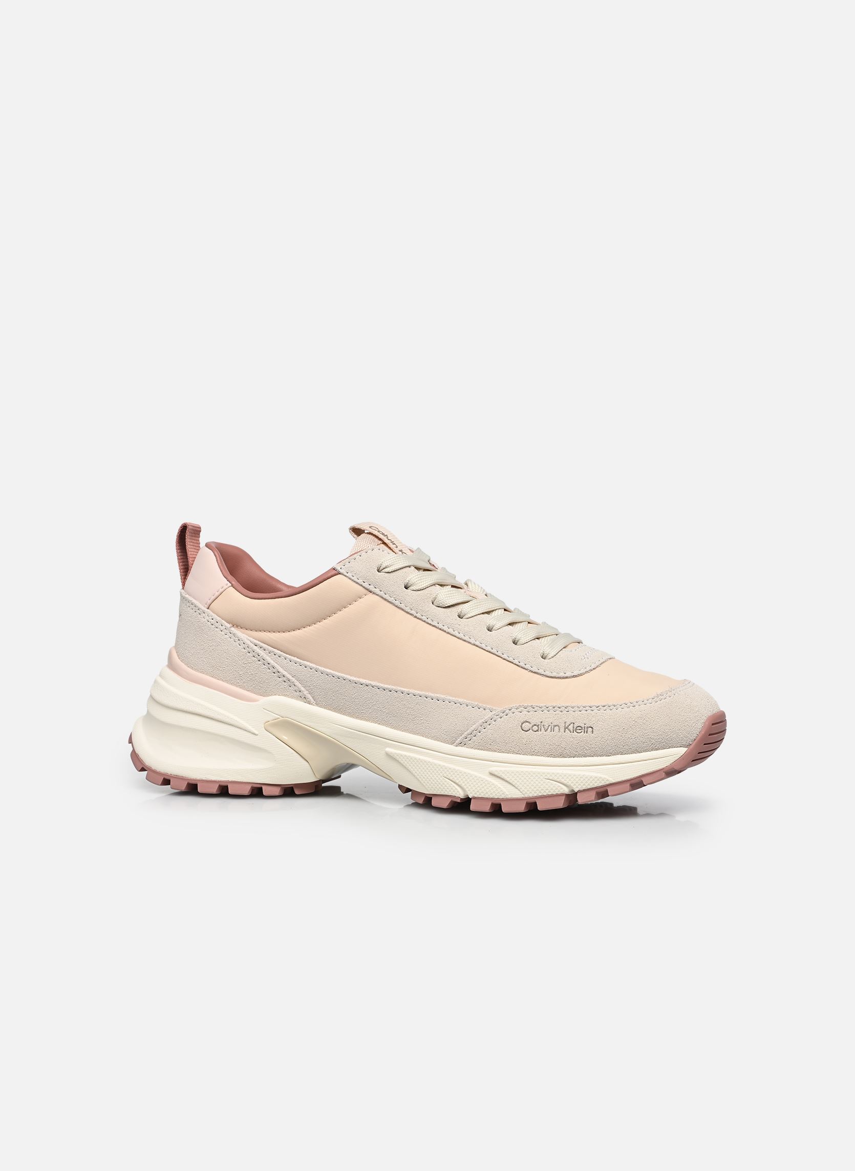 Sneakers HIKE RUNNER MG NYLON dames beige Calvin Klein Sneakers HIKE RUNNER MG NYLON dames beige WHISPER PINK/DK ECRU/DUSTY ROS