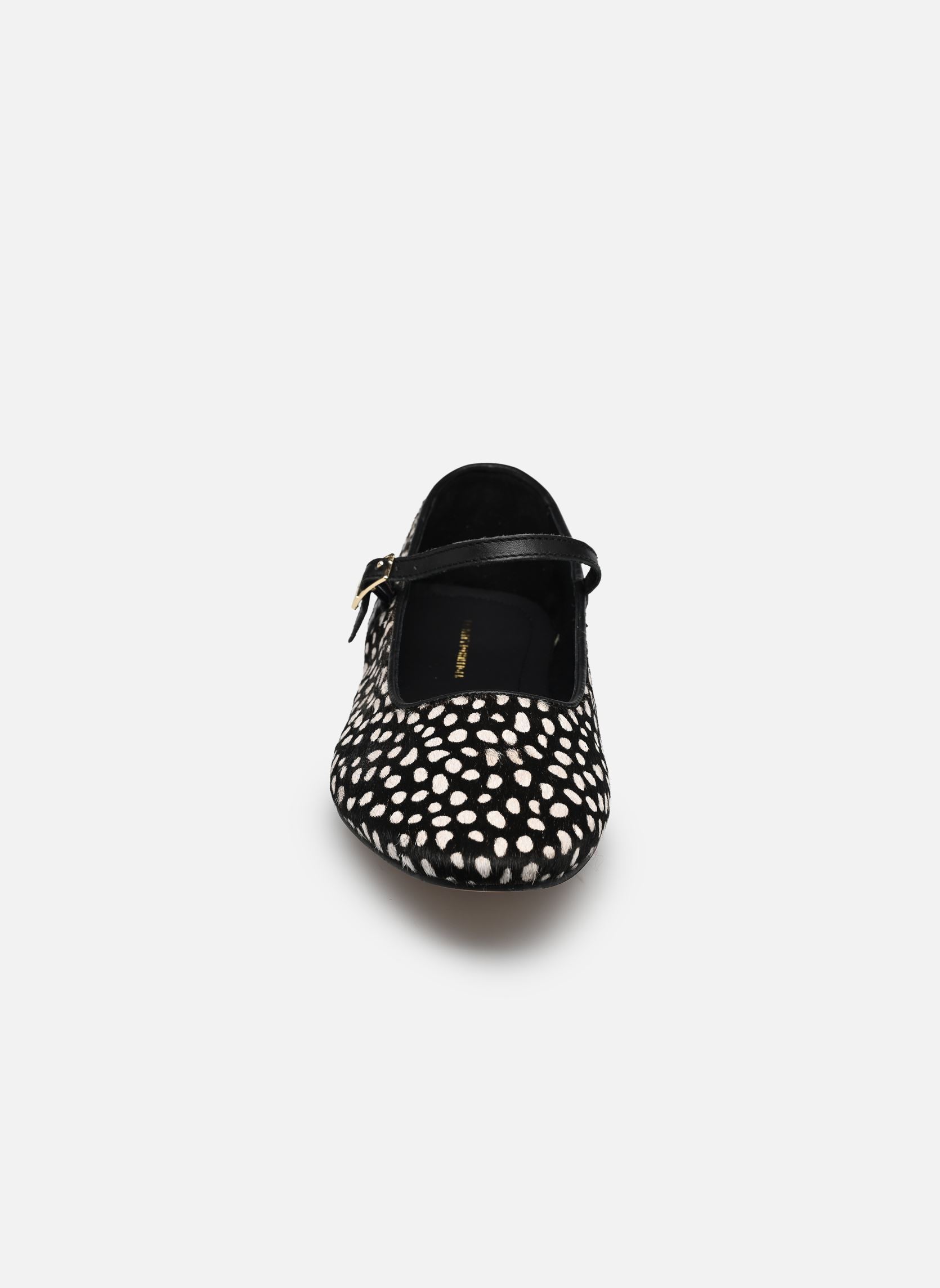 Ballerines classiques TH BUCKLE CALF HAIR femme noir Tommy Hilfiger Ballerines classiques TH BUCKLE CALF HAIR femme noir BLACK