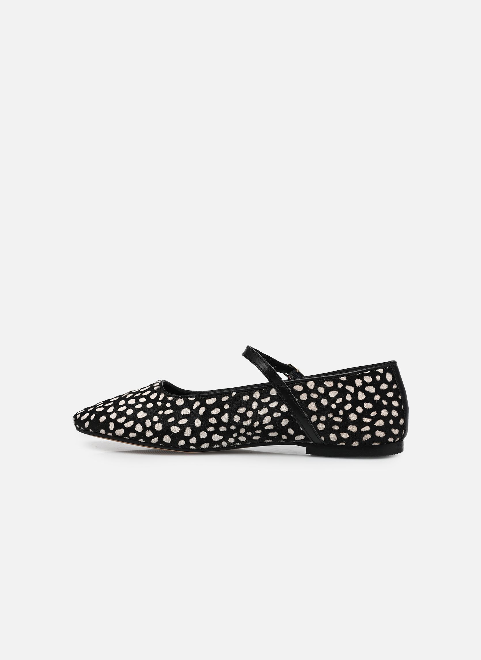 Ballerines classiques TH BUCKLE CALF HAIR femme noir Tommy Hilfiger Ballerines classiques TH BUCKLE CALF HAIR femme noir BLACK