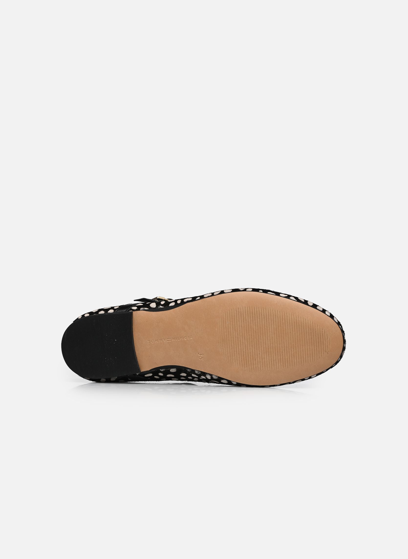 Ballerines classiques TH BUCKLE CALF HAIR femme noir Tommy Hilfiger Ballerines classiques TH BUCKLE CALF HAIR femme noir BLACK