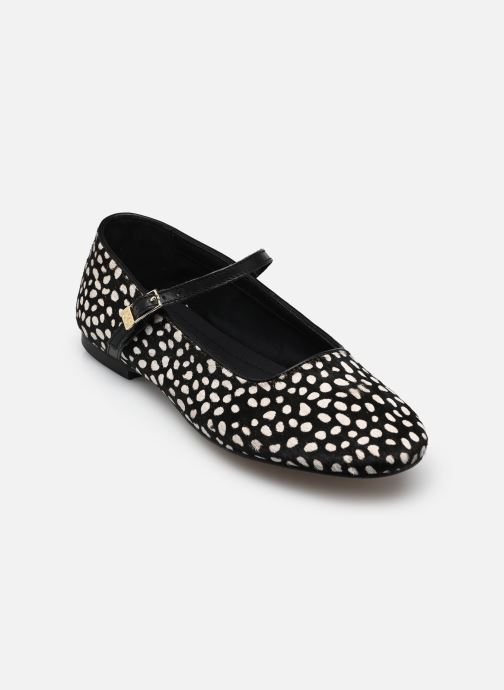 Tommy Hilfiger Ballerines classiques TH BUCKLE CALF HAIR femme noir