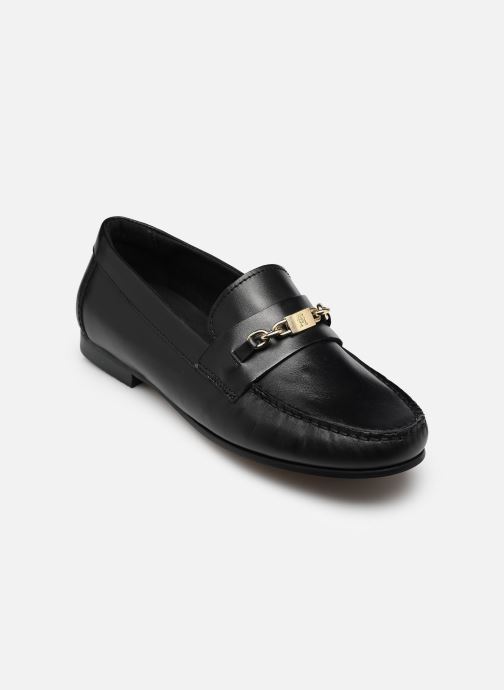 Tommy Hilfiger Loafer TH CHAIN LEATHER LOA damen schwarz