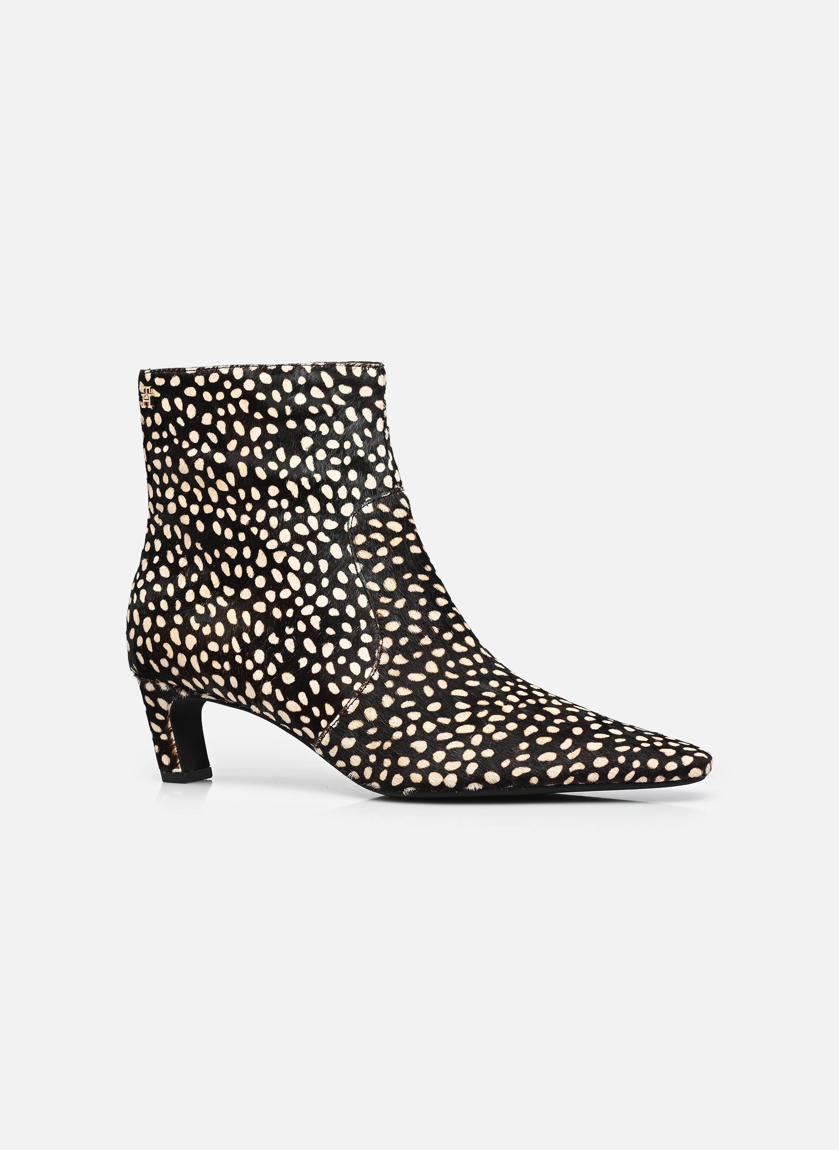 Enkellaarzen en boots TH SNOW LEOPARD BOOT dames zwart Tommy Hilfiger Enkellaarzen en boots TH SNOW LEOPARD BOOT dames zwart BLACK