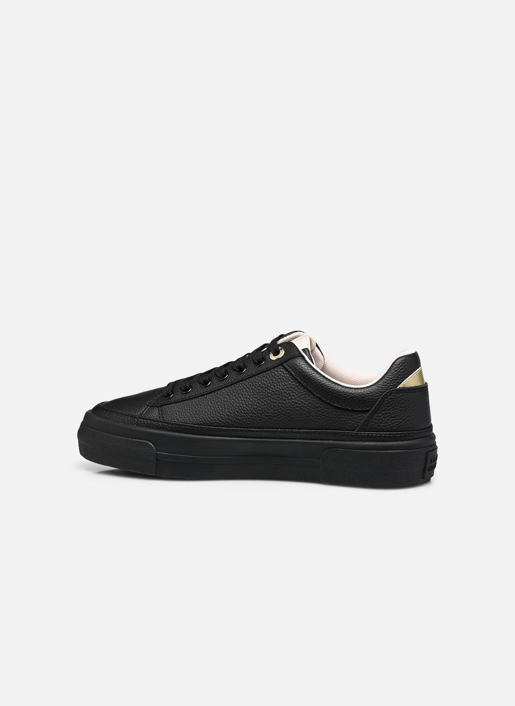 Niedrige Sneaker TH PLATFORM SNEAKER damen schwarz Tommy Hilfiger Niedrige Sneaker TH PLATFORM SNEAKER damen schwarz BLACK
