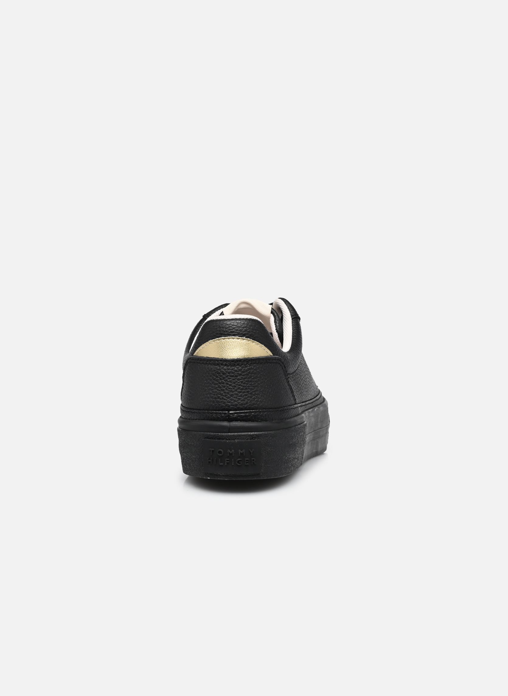 Niedrige Sneaker TH PLATFORM SNEAKER damen schwarz Tommy Hilfiger Niedrige Sneaker TH PLATFORM SNEAKER damen schwarz BLACK