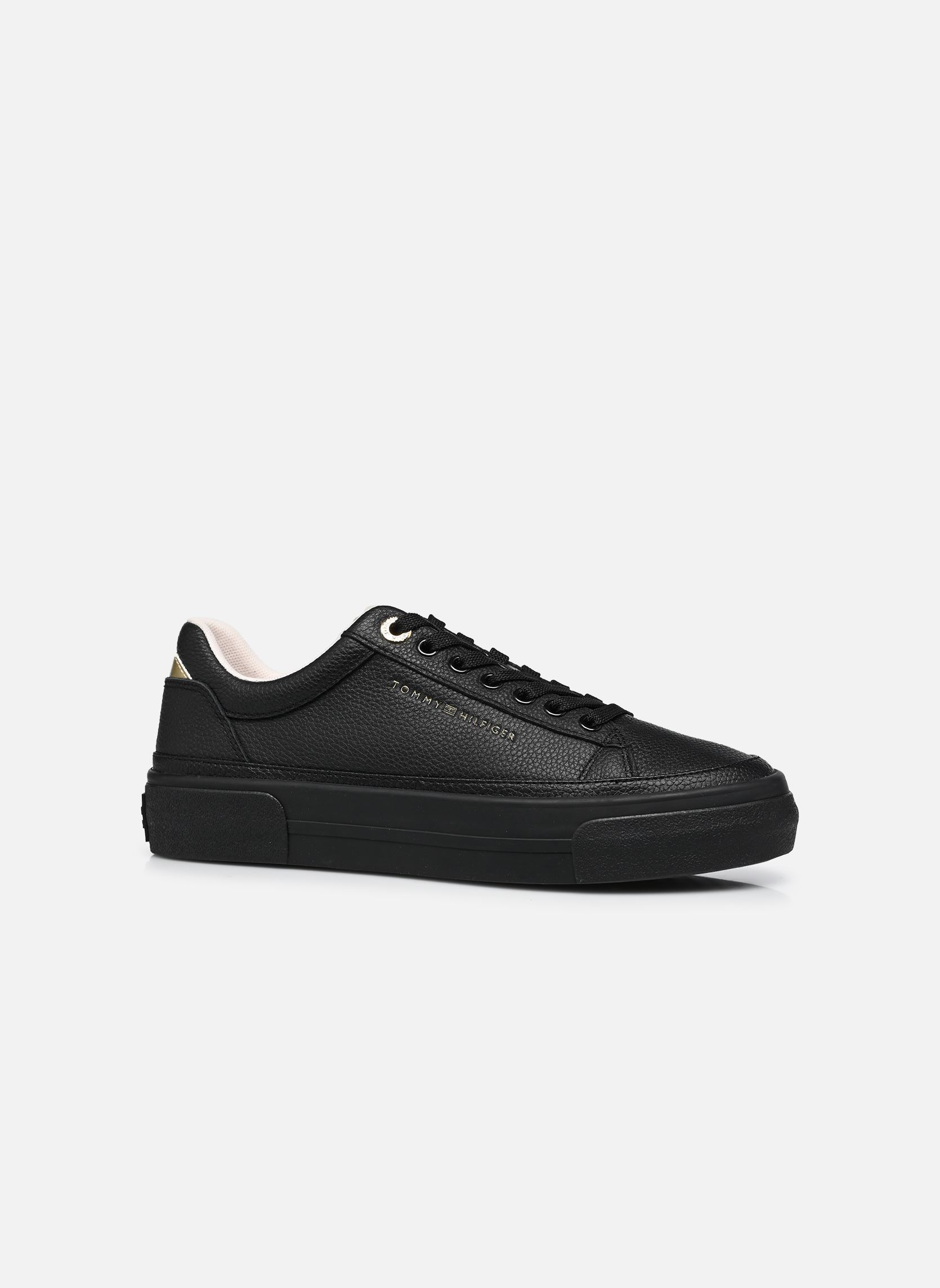 Niedrige Sneaker TH PLATFORM SNEAKER damen schwarz Tommy Hilfiger Niedrige Sneaker TH PLATFORM SNEAKER damen schwarz BLACK