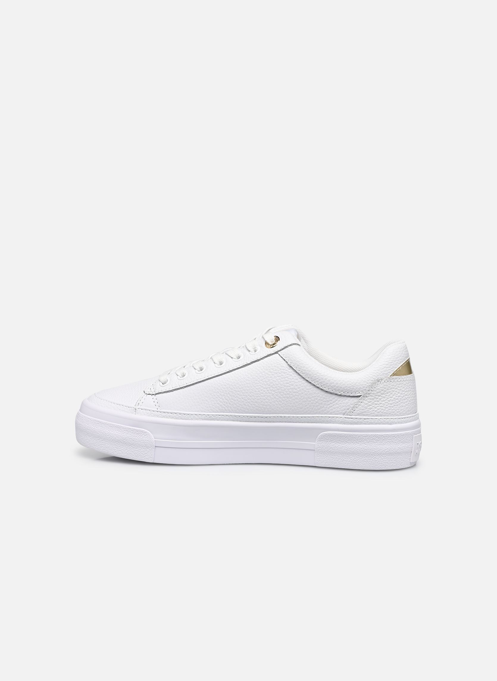 Baskets basses TH FOXING PLATFORM L femme blanc Tommy Hilfiger Baskets basses TH FOXING PLATFORM L femme blanc WHITE