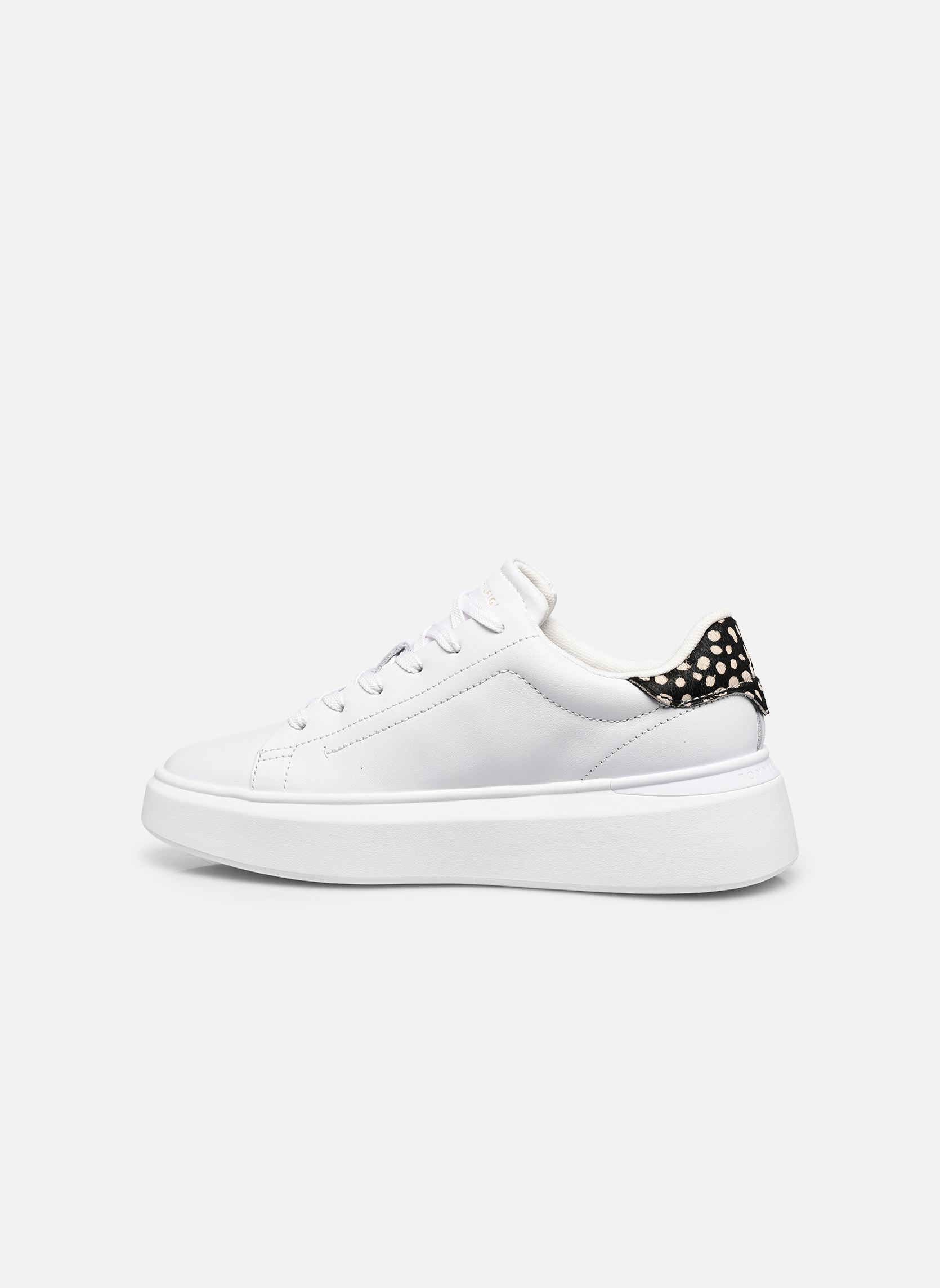 Lage sneakers ANIMAL PRINT PLATFOR dames wit Tommy Hilfiger Lage sneakers ANIMAL PRINT PLATFOR dames wit WHITE/ANIMAL PRINT