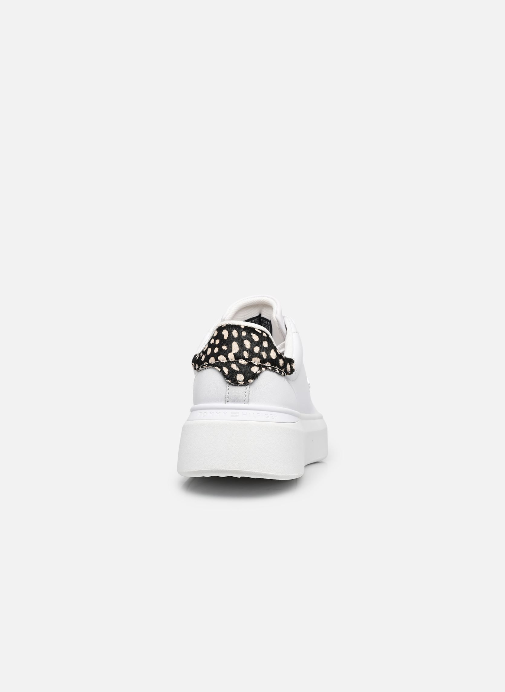 Lage sneakers ANIMAL PRINT PLATFOR dames wit Tommy Hilfiger Lage sneakers ANIMAL PRINT PLATFOR dames wit WHITE/ANIMAL PRINT