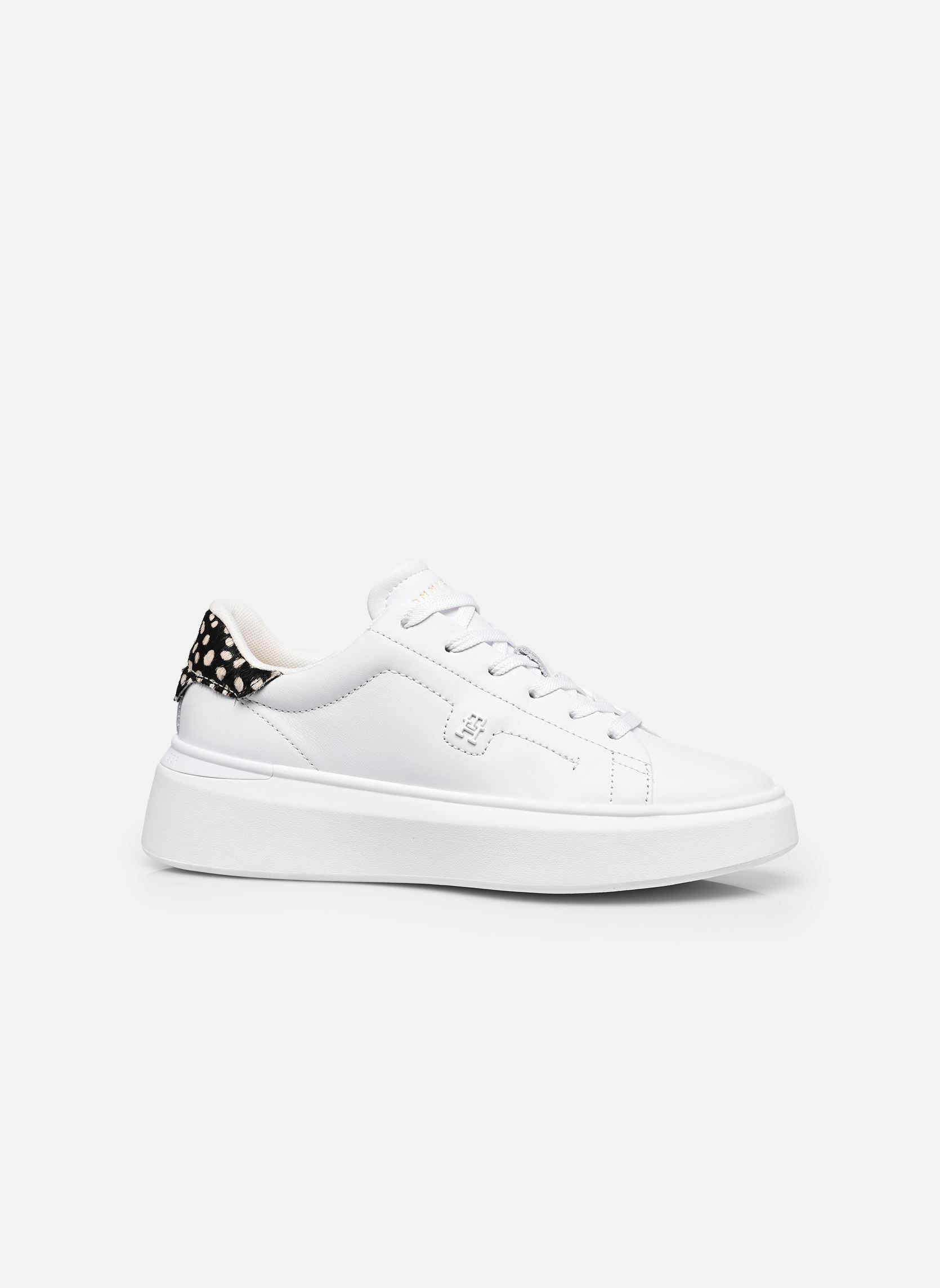 Lage sneakers ANIMAL PRINT PLATFOR dames wit Tommy Hilfiger Lage sneakers ANIMAL PRINT PLATFOR dames wit WHITE/ANIMAL PRINT