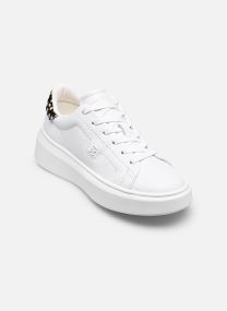 Lage sneakers ANIMAL PRINT PLATFOR dames wit