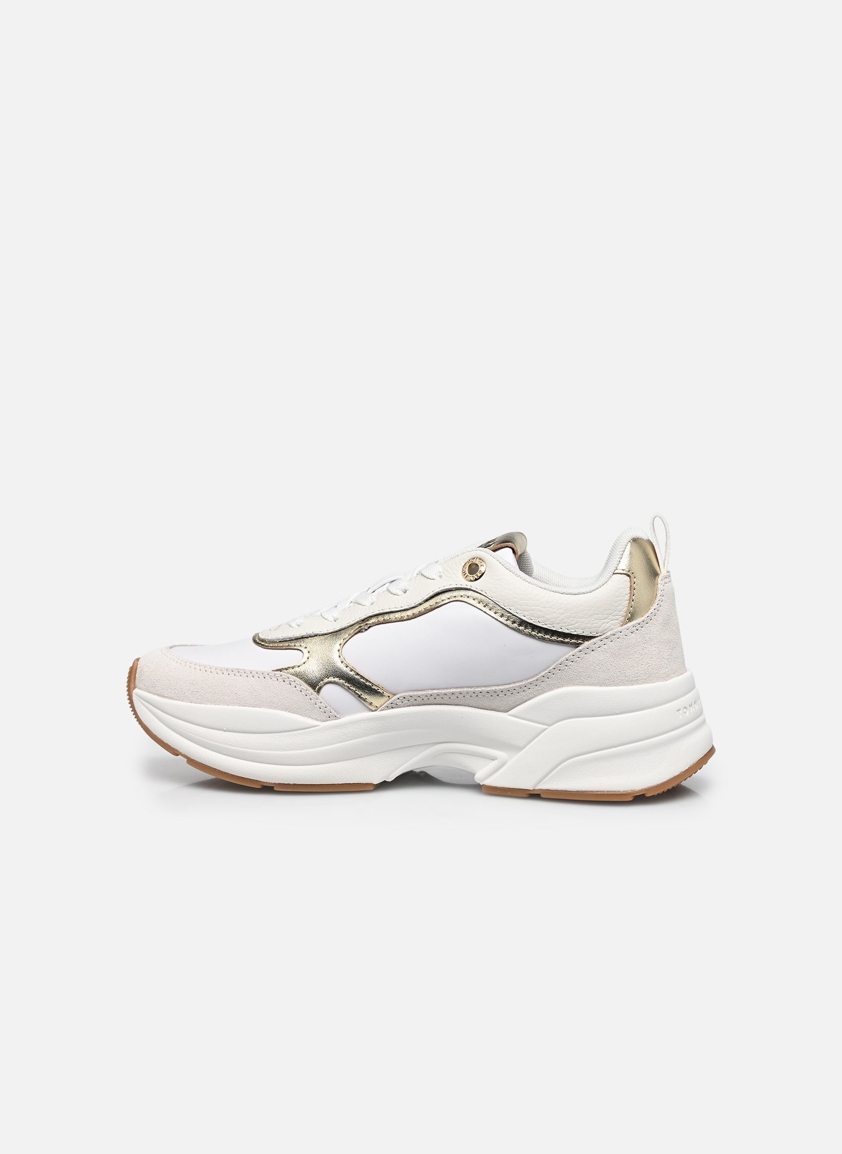 Baskets basses TH CHUNKY RUNNER ME femme or et bronze Tommy Hilfiger Baskets basses TH CHUNKY RUNNER ME femme or et bronze GOLD/WHITE/ECRU