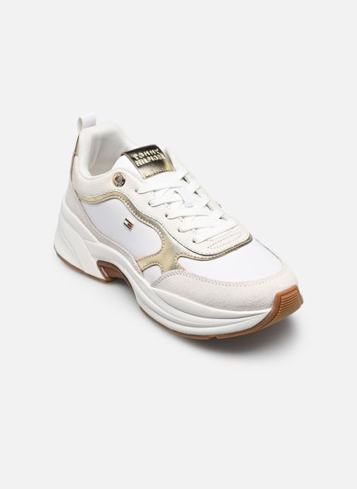 Tommy Hilfiger Lage sneakers TH CHUNKY RUNNER ME dames goud en brons