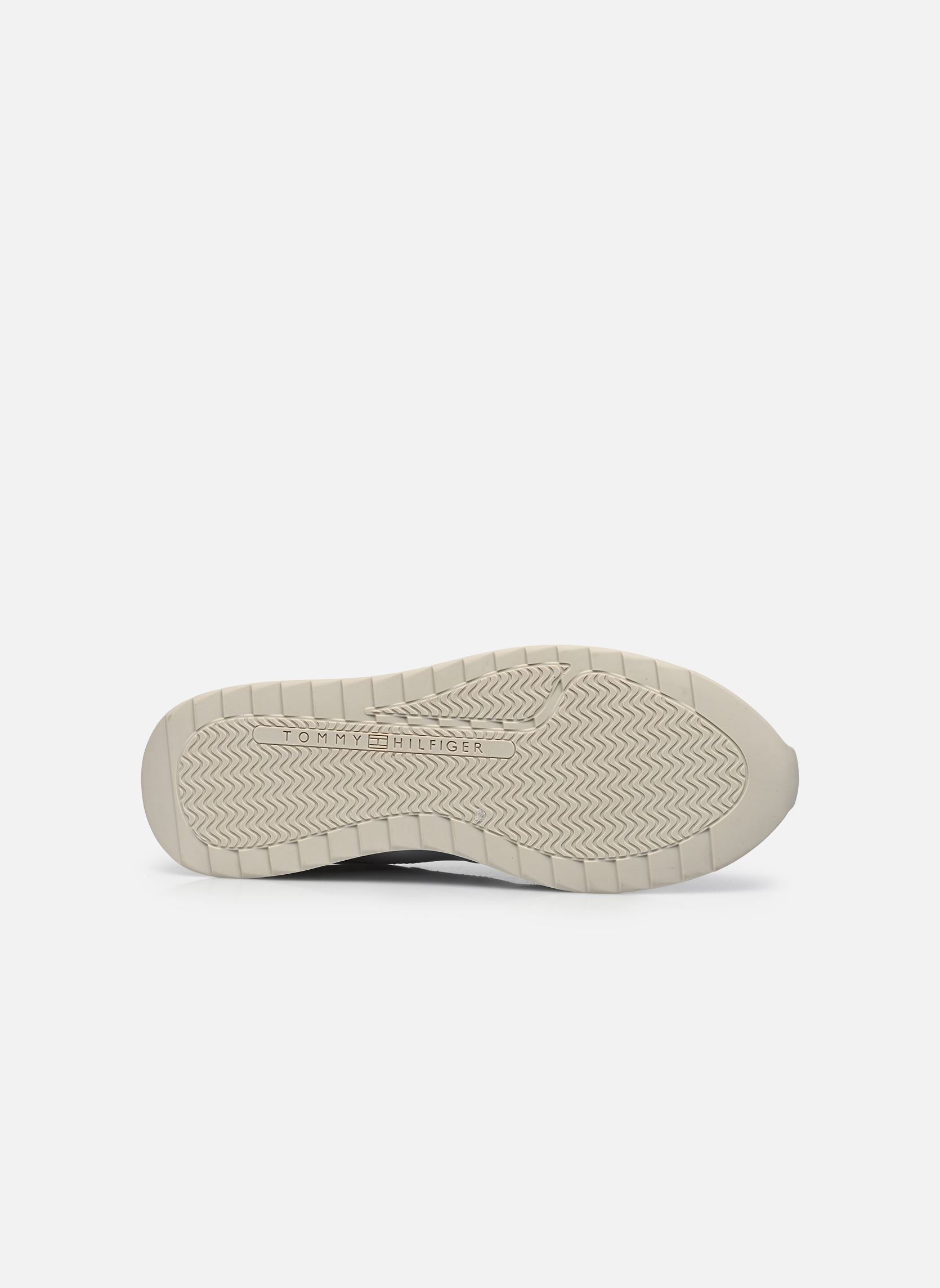Lage sneakers MONOGRAM MIX MATERIA dames wit Tommy Hilfiger Lage sneakers MONOGRAM MIX MATERIA dames wit WHITE