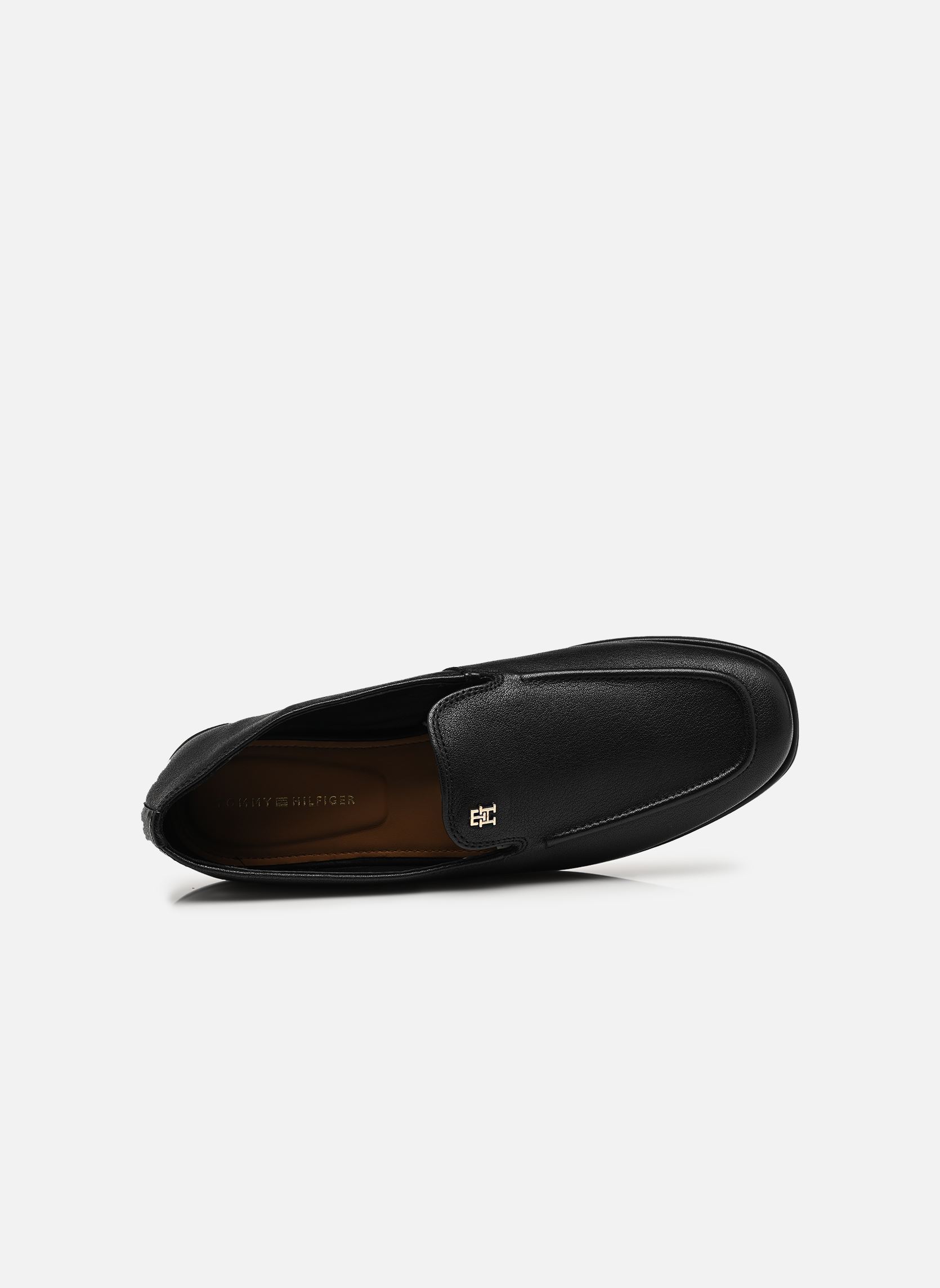 Loafer TH LEATHER LOAFER damen schwarz Tommy Hilfiger Loafer TH LEATHER LOAFER damen schwarz BLACK