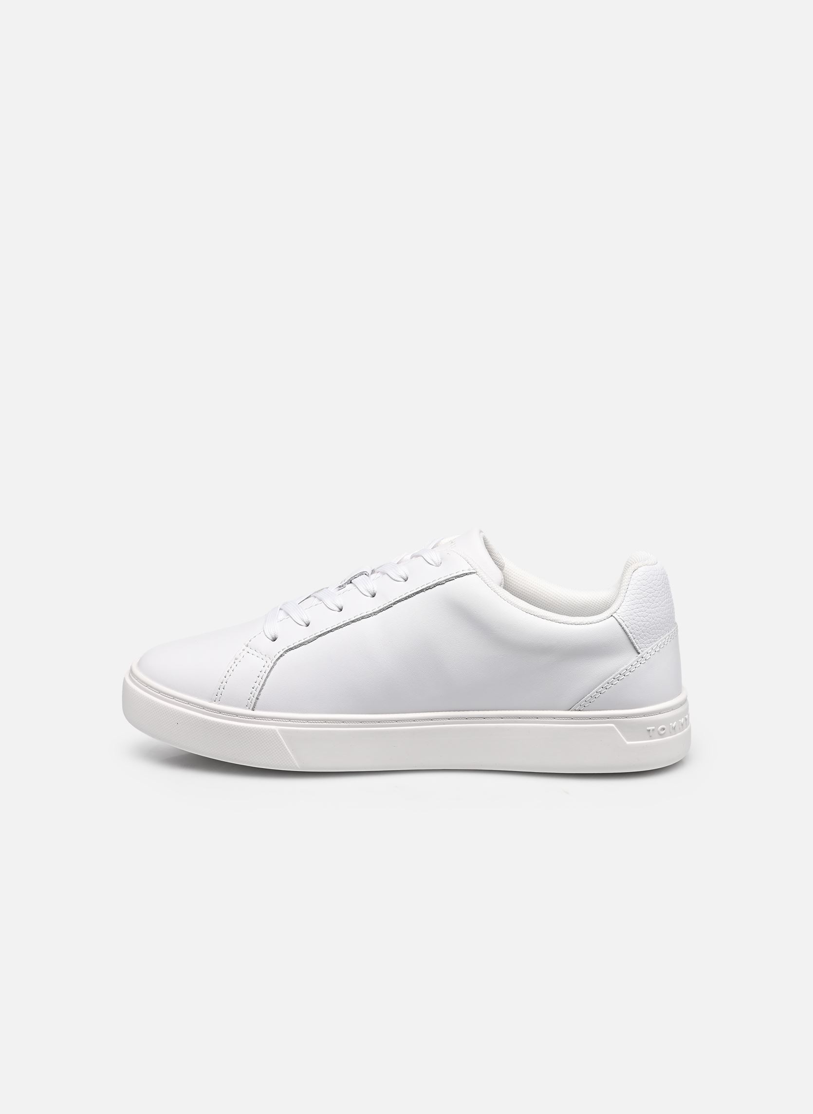 Niedrige Sneaker FLAG COURT SNEAKER damen weiß Tommy Hilfiger Niedrige Sneaker FLAG COURT SNEAKER damen weiß WHITE