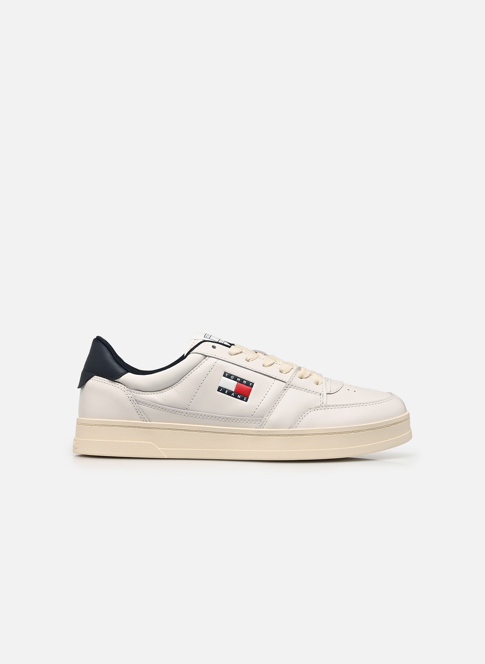 Sneakers TJM THE GREENWICH NE heren wit Tommy Hilfiger Sneakers TJM THE GREENWICH NE heren wit ECRU/DARK NIGHT NAVY