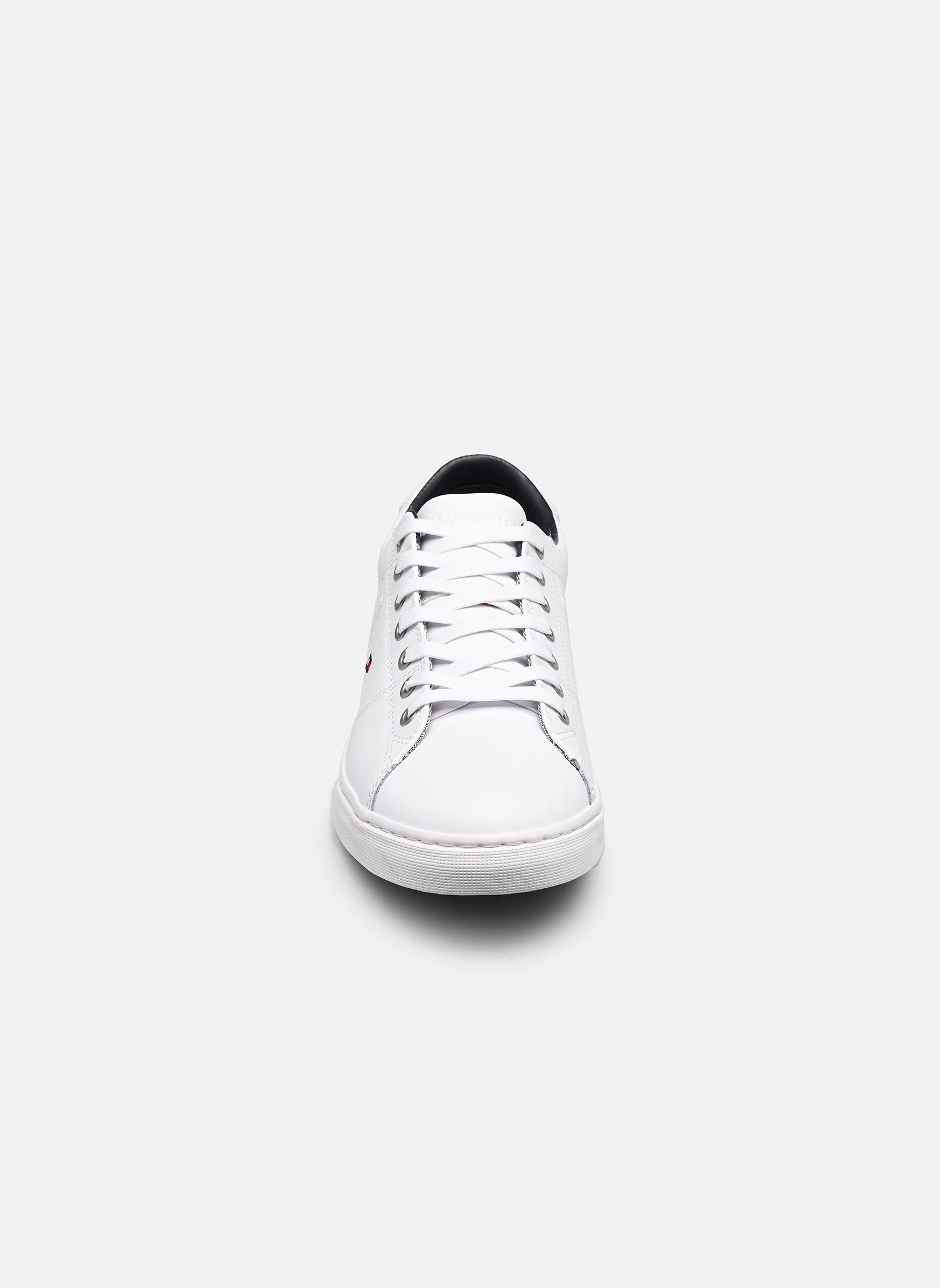 Baskets ESSENTIAL LEATHER SN homme blanc Tommy Hilfiger Baskets ESSENTIAL LEATHER SN homme blanc WHITE