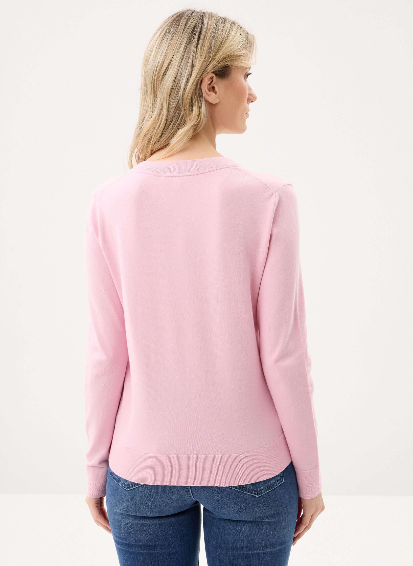 Truien Co Jersey Fine Gg V dames roze Tommy Hilfiger Truien Co Jersey Fine Gg V dames roze BONITA PINK