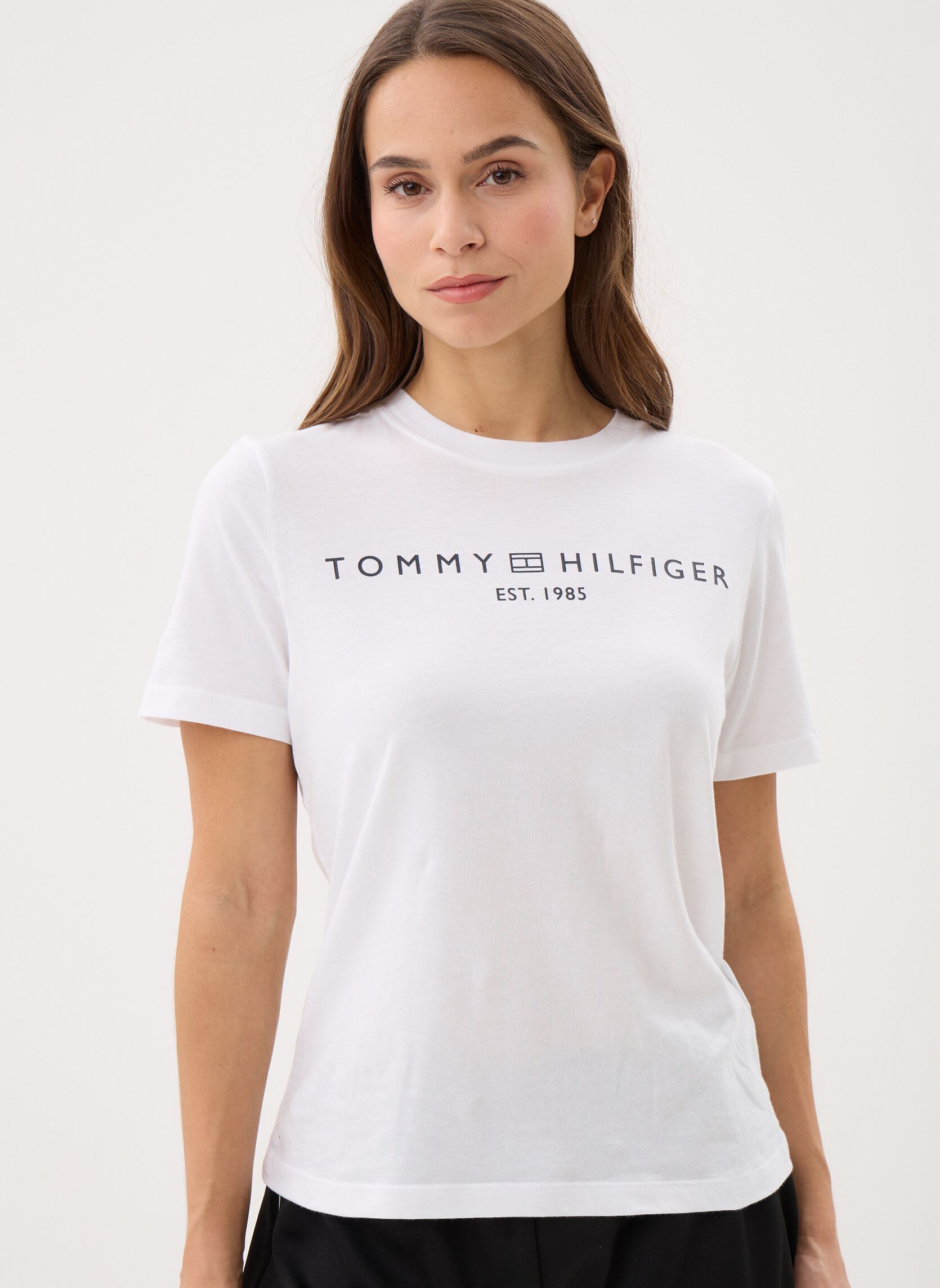 Vêtements Tommy Hilfiger Reg Corp Logo C Nk WW0WW40276 pour Accessoires - vue 6