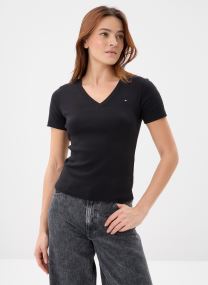 Tee-shirts manches courtes Slim Cody V-Nk Ss femme noir Tommy Hilfiger Tee-shirts manches courtes Slim Cody V-Nk Ss femme noir Black