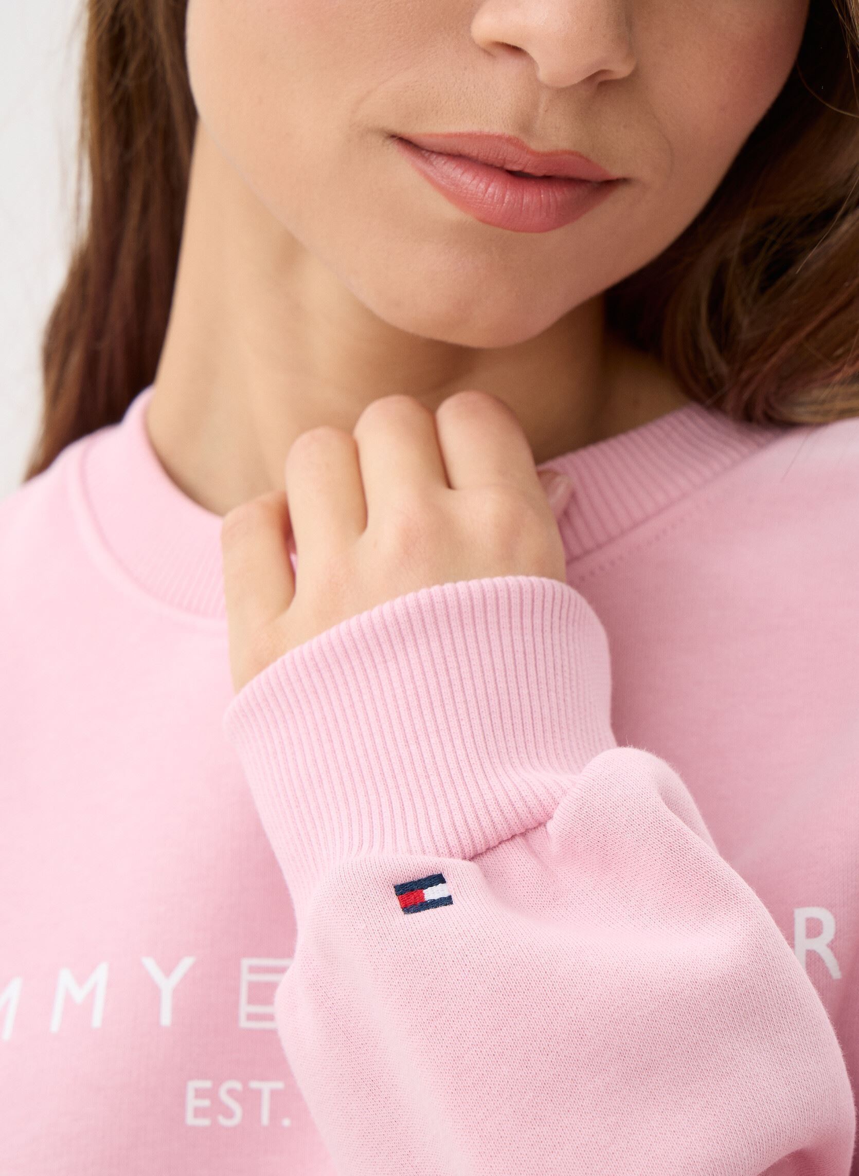 Sweatshirts Corp Logo Mdrn Swtsr femme rose Tommy Hilfiger Sweatshirts Corp Logo Mdrn Swtsr femme rose BONITA PINK