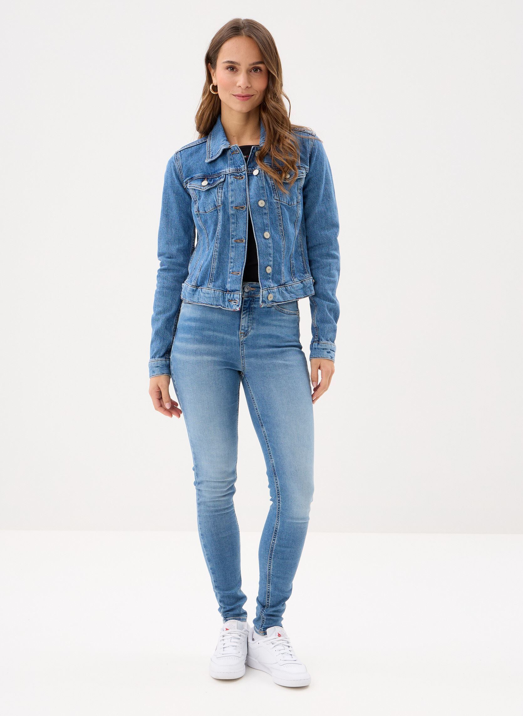 Slim fit en skinny jeans Nora Md Skn Ch0258 dames blauw Tommy Jeans Slim fit en skinny jeans Nora Md Skn Ch0258 dames blauw DENIM MEDIUM