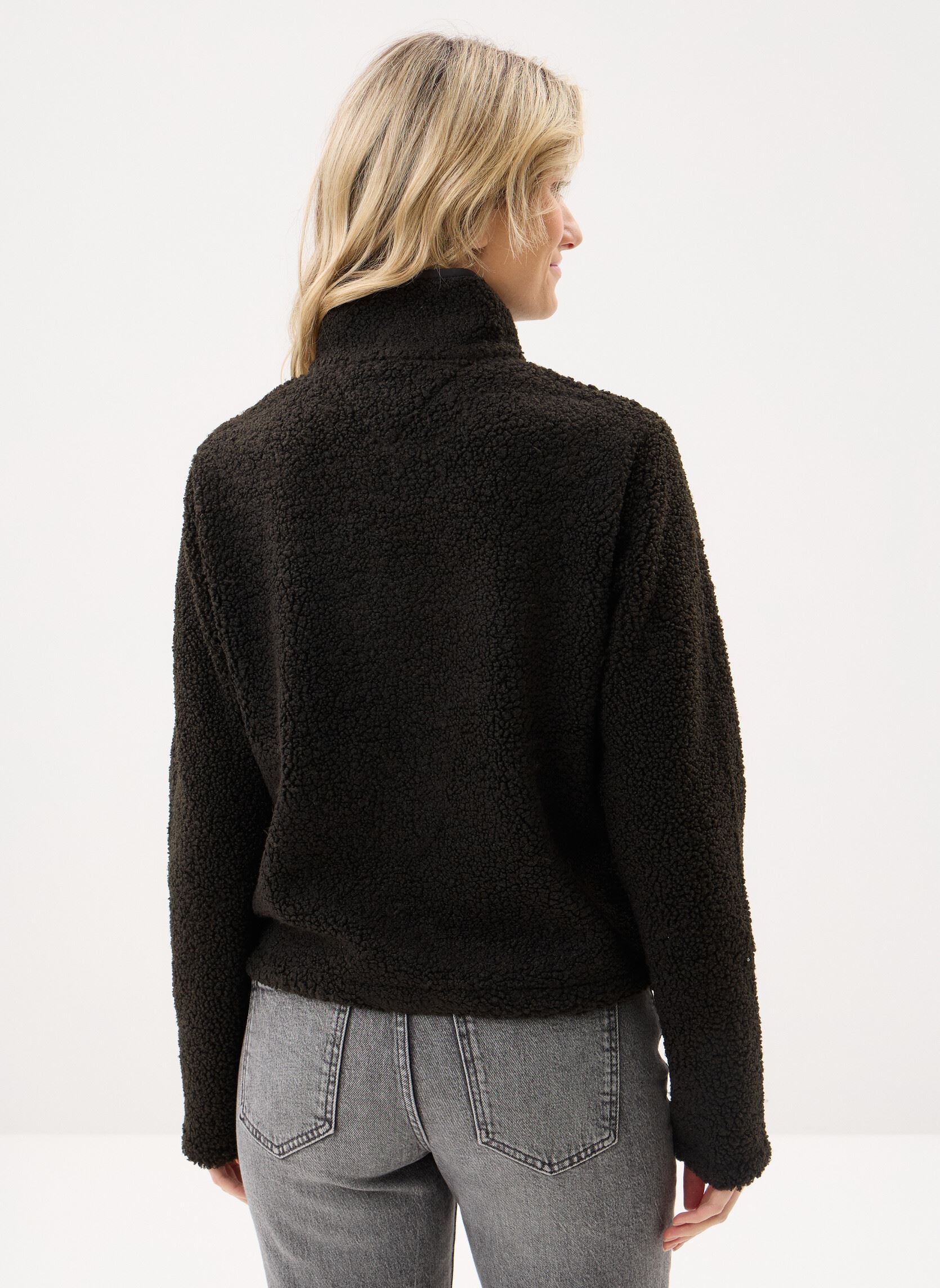 Pulls polaire Tjw Reg Sh S-Flag Te femme noir Tommy Jeans Pulls polaire Tjw Reg Sh S-Flag Te femme noir Black