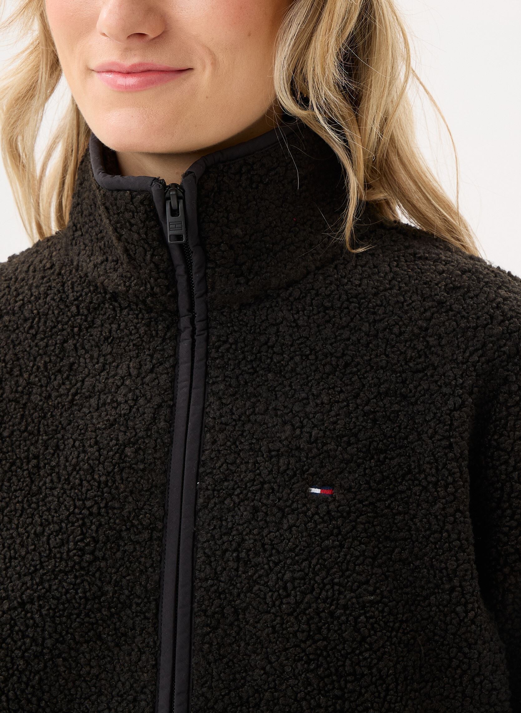 Pulls polaire Tjw Reg Sh S-Flag Te femme noir Tommy Jeans Pulls polaire Tjw Reg Sh S-Flag Te femme noir Black