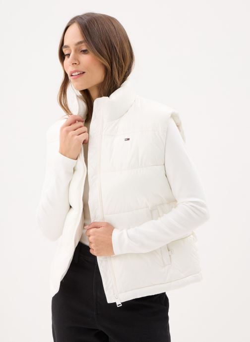 Tommy Jeans Daunenwesten Tjw Essential Puffer damen weiß