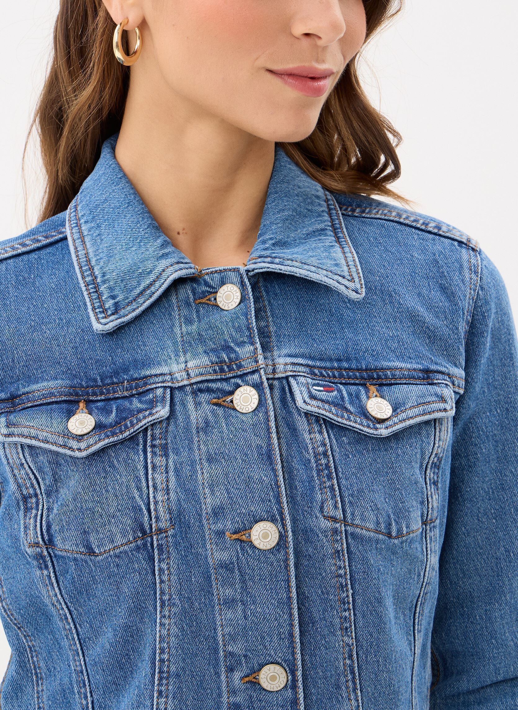 Jeansjacken Vivianne Skn Jacket damen blau Tommy Jeans Jeansjacken Vivianne Skn Jacket damen blau DENIM MEDIUM