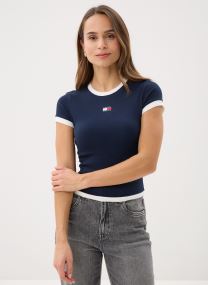 Tee-shirts manches courtes Tjw Slim Sh Badge Ss femme bleu