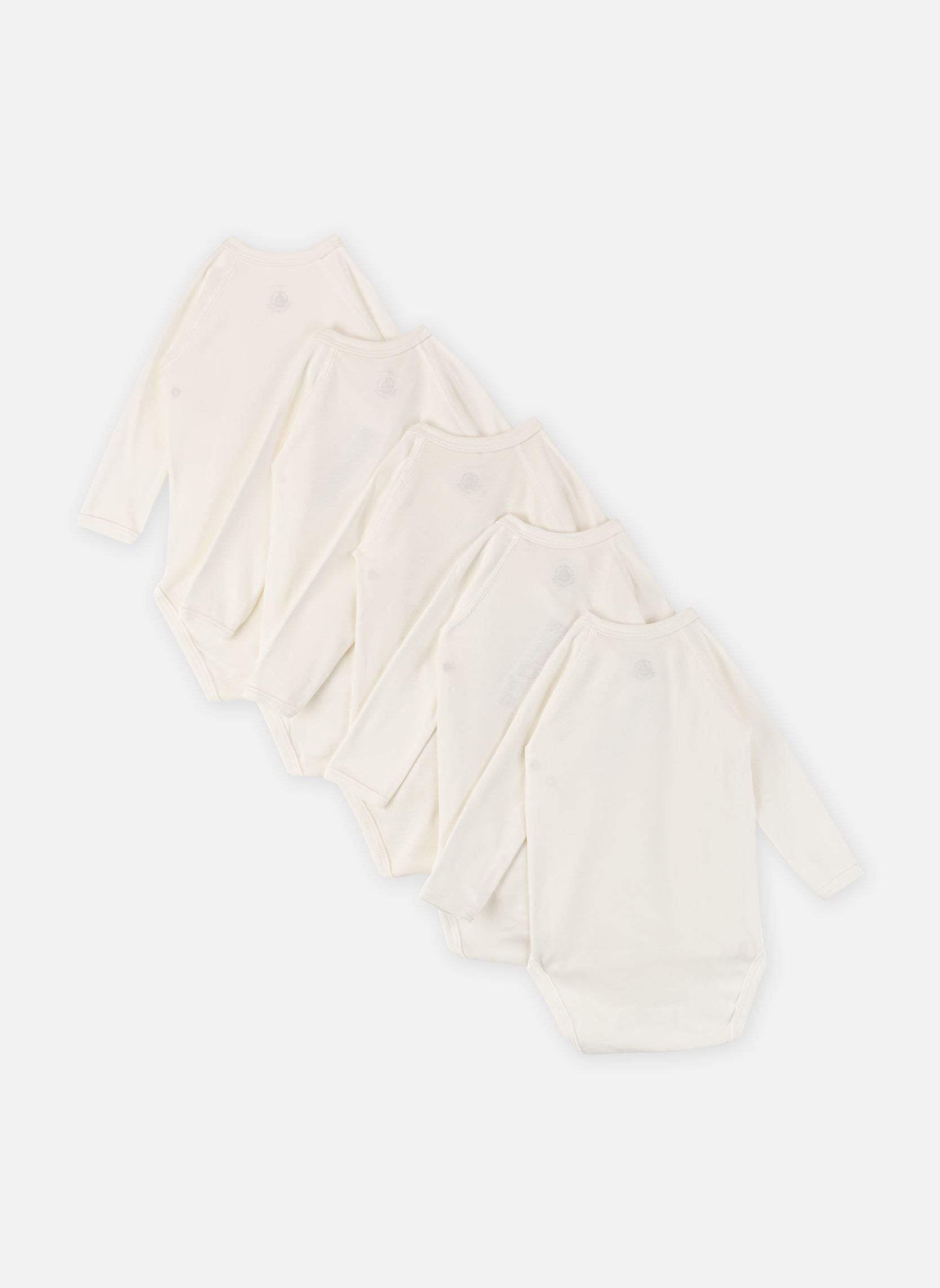 Lots de bodies Lot de 5 bodies Manches Longues Sérigrap multicolore Petit Bateau Lots de bodies Lot de 5 bodies Manches Longues Sérigrap multicolore VARIANTE 1