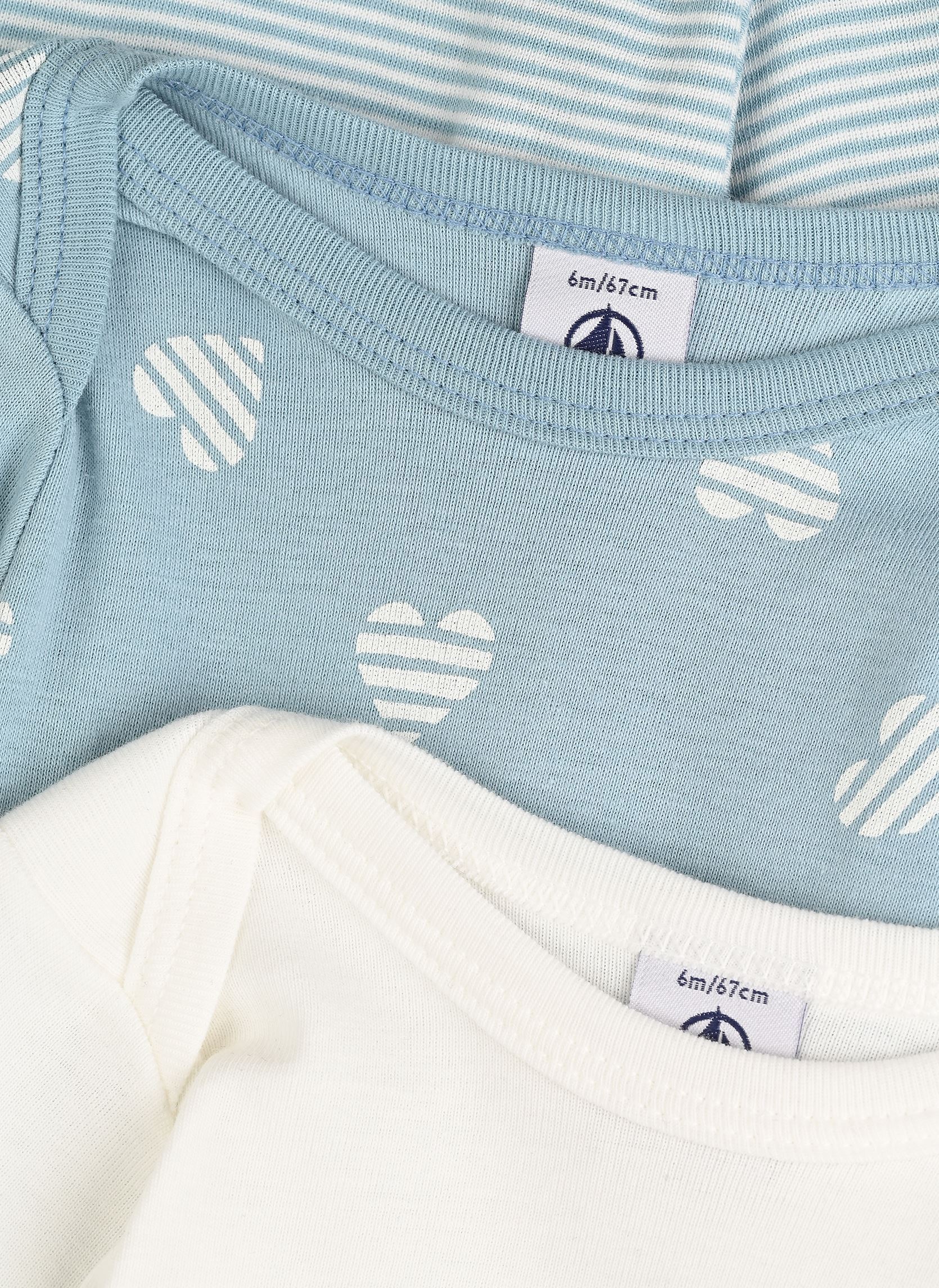 Lots de bodies Lot de 3 bodies Manches Longues A0FNR multicolore Petit Bateau Lots de bodies Lot de 3 bodies Manches Longues A0FNR multicolore VARIANTE 1
