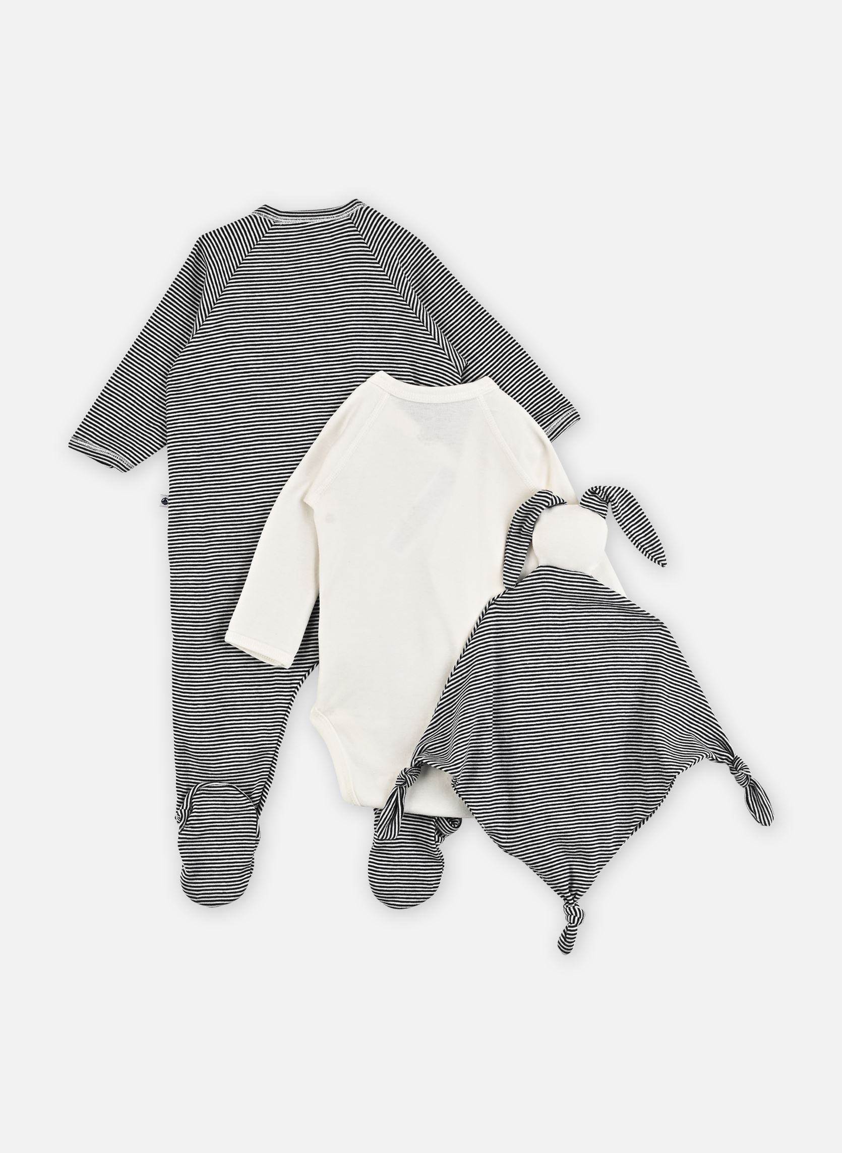 Coffrets Coffret cadeau naissance en coton à rayu multicolore Petit Bateau Coffrets Coffret cadeau naissance en coton à rayu multicolore VARIANTE 1