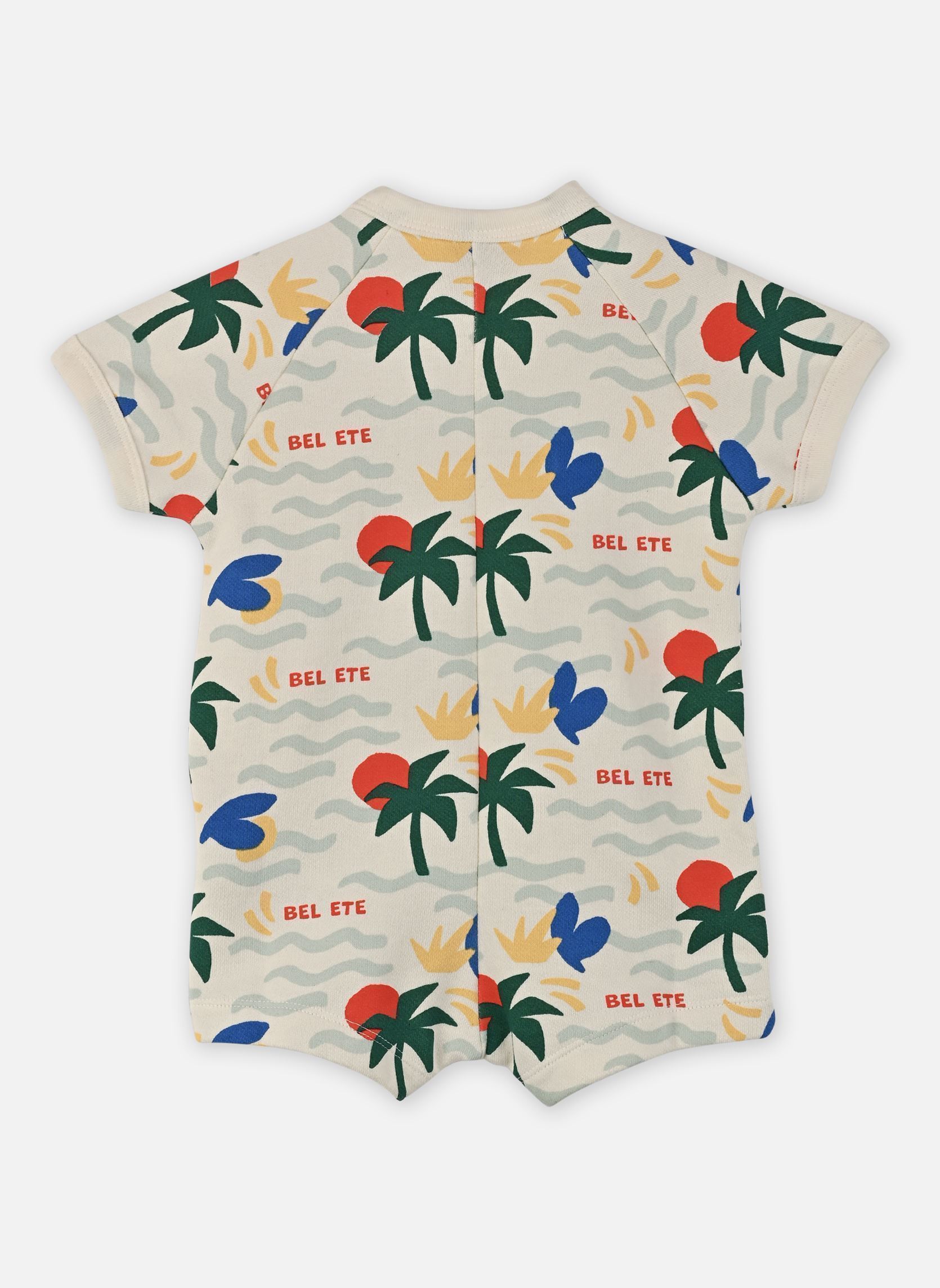 Shorts Combinaison courte Faxo garçon blanc Petit Bateau Shorts Combinaison courte Faxo garçon blanc Milk/Multico