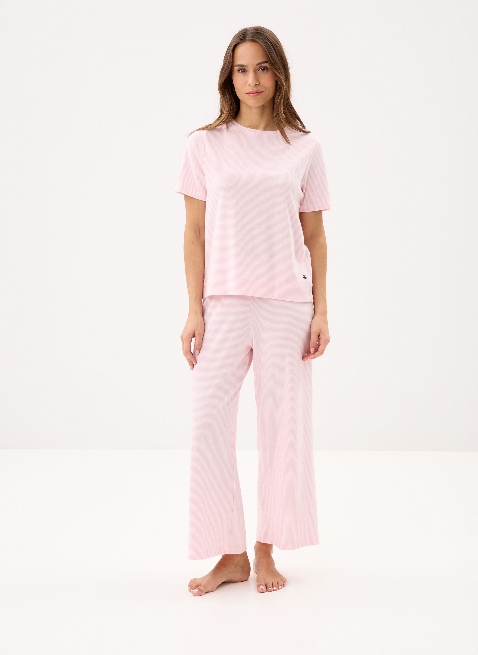Kleding Pyjama Fusha dames roze Petit Bateau Kleding Pyjama Fusha dames roze MARQUISE/MARSHMALLOW