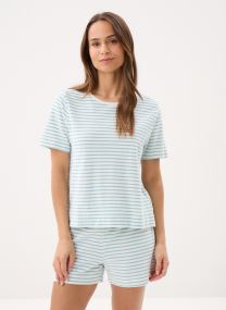Kleidung Pyjacourt Futano damen weiß Petit Bateau Kleidung Pyjacourt Futano damen weiß Marshmallow/Mimi