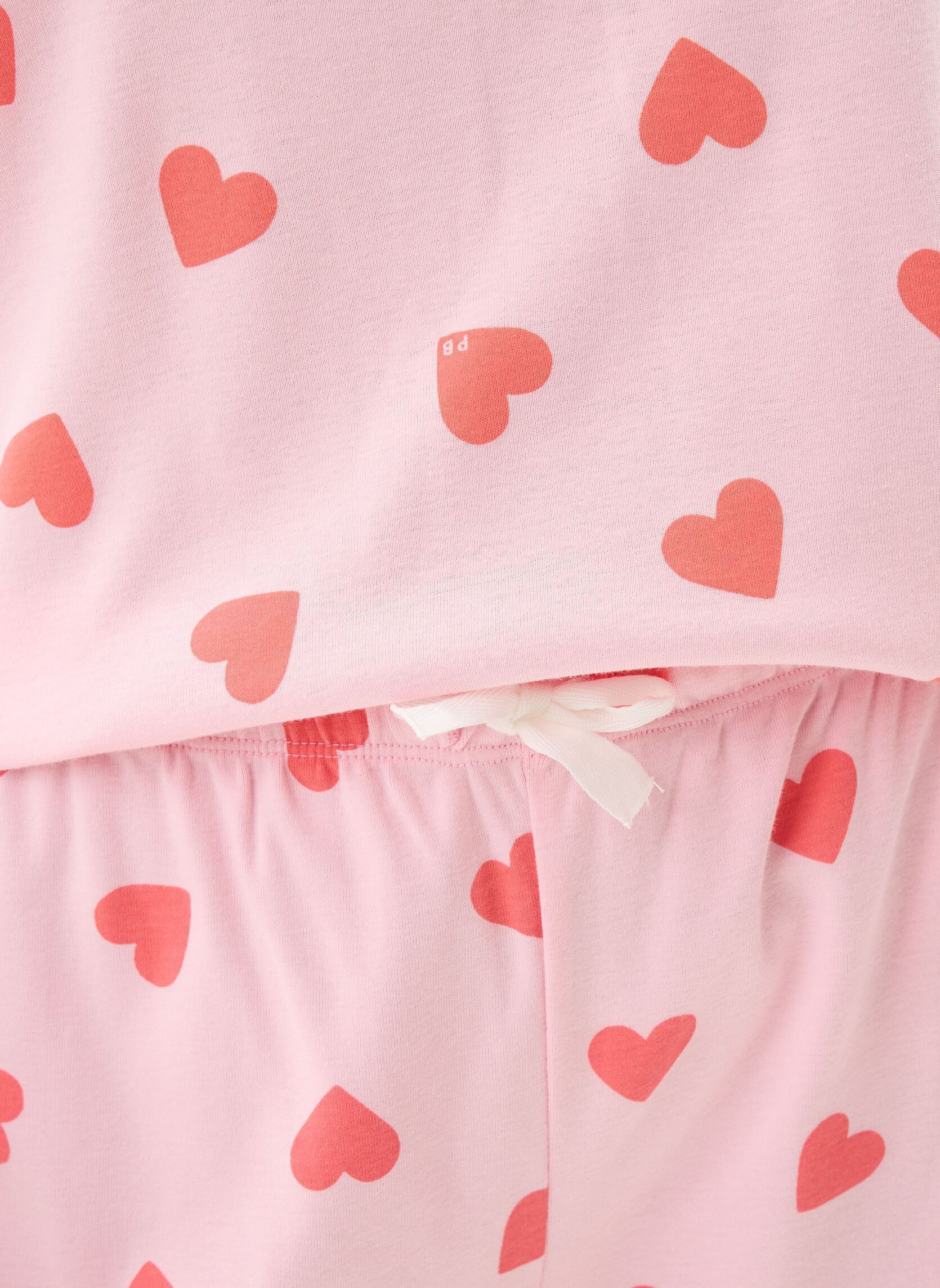 Kleding Pyjacourt Futa dames roze Petit Bateau Kleding Pyjacourt Futa dames roze Marquise/Peachy