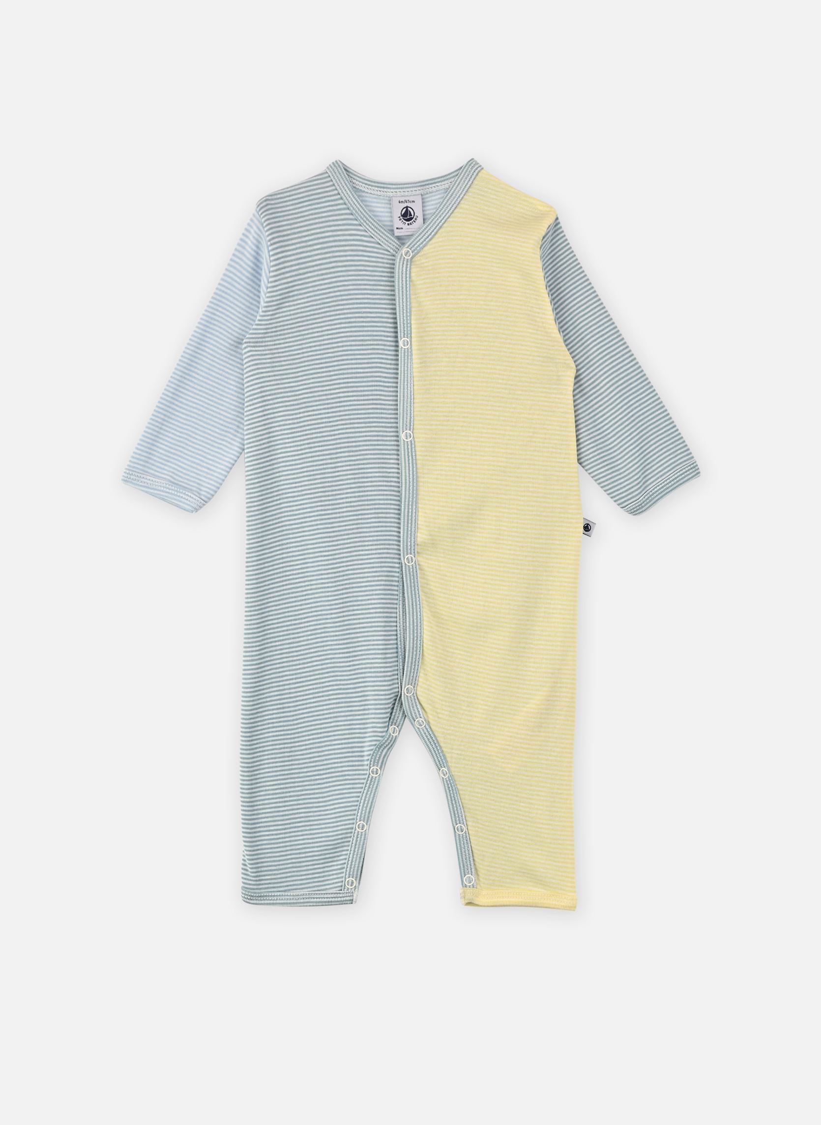 Vêtements Petit Bateau Pyjama Sans Pieds Milleraies en Coton pour Enfant - vue 1