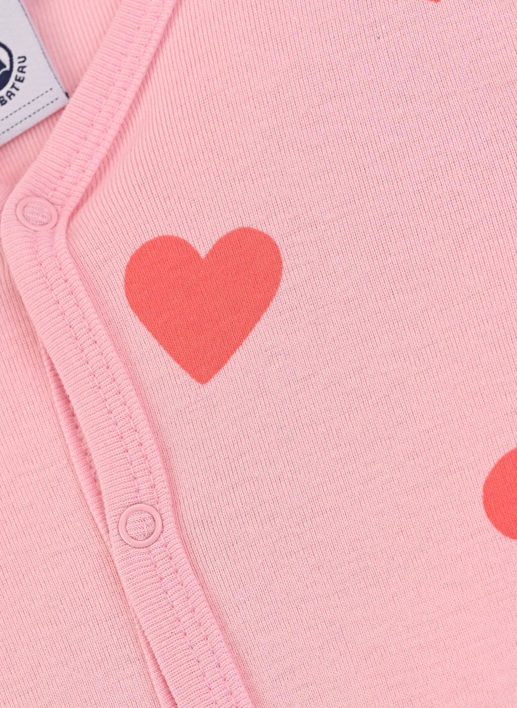 Pyjamas et Grenouillères Pyjama Sans Pieds New Loving en Coton rose Petit Bateau Pyjamas et Grenouillères Pyjama Sans Pieds New Loving en Coton rose MARQUISE/PEACHY